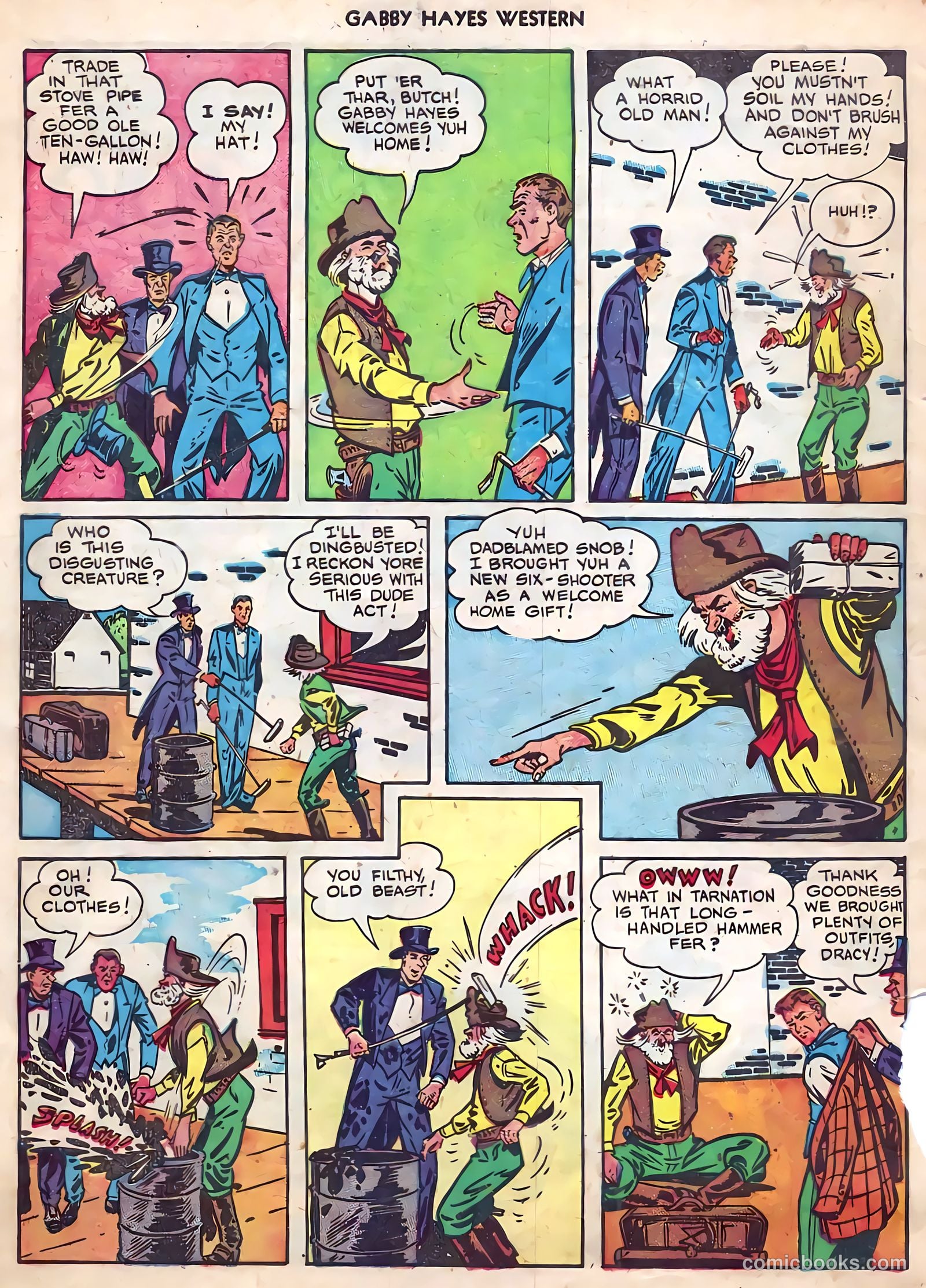 Gabby Hayes Western #16 (1950) — page 28 of 36
