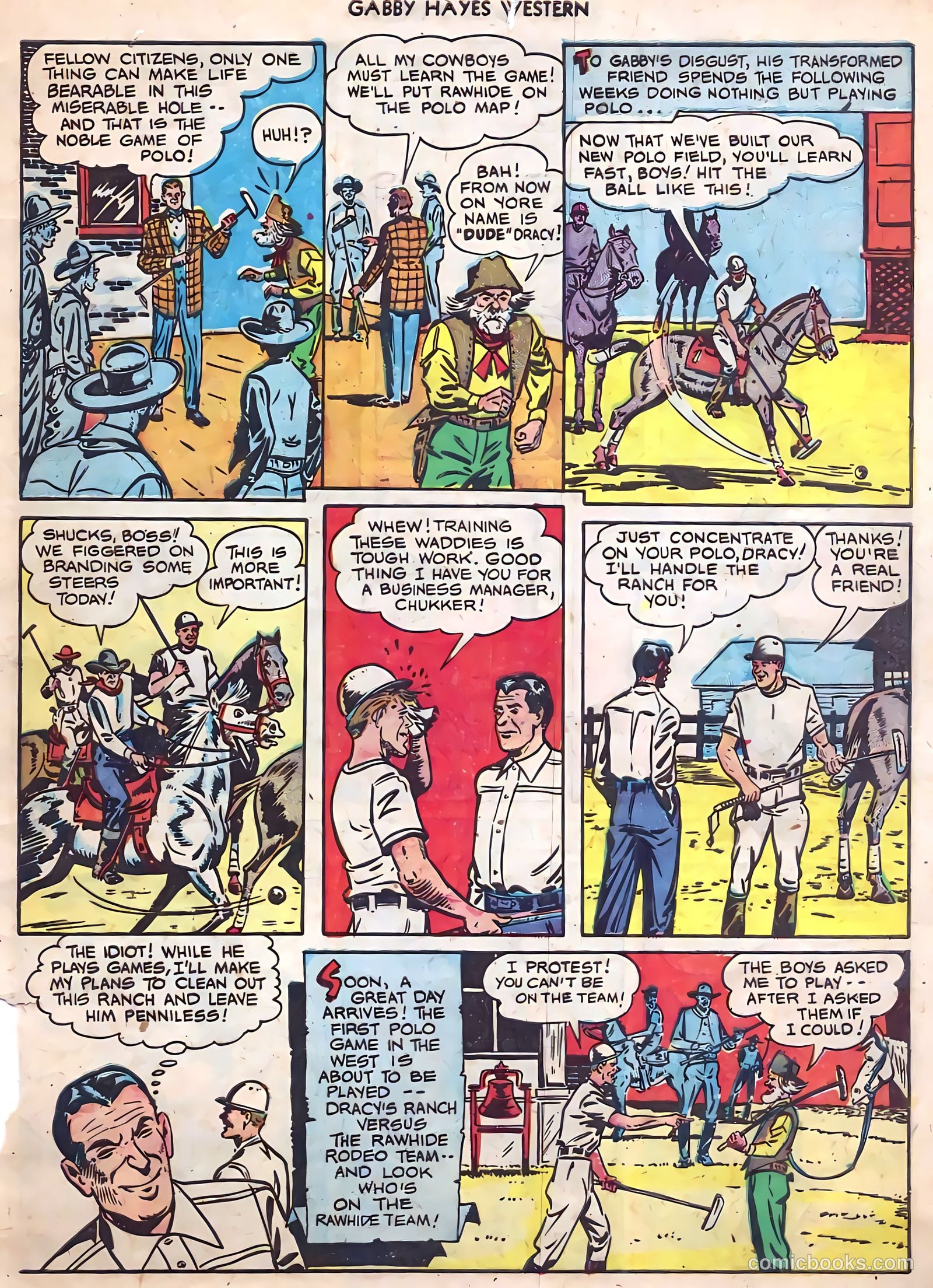 Gabby Hayes Western #16 (1950) — page 29 of 36