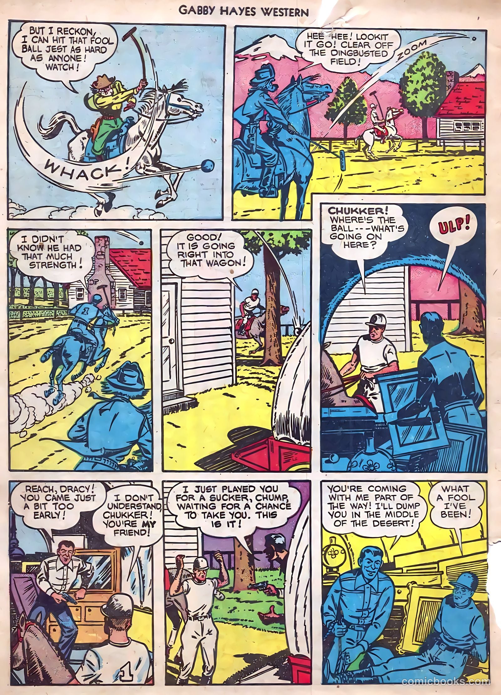 Gabby Hayes Western #16 (1950) — page 32 of 36