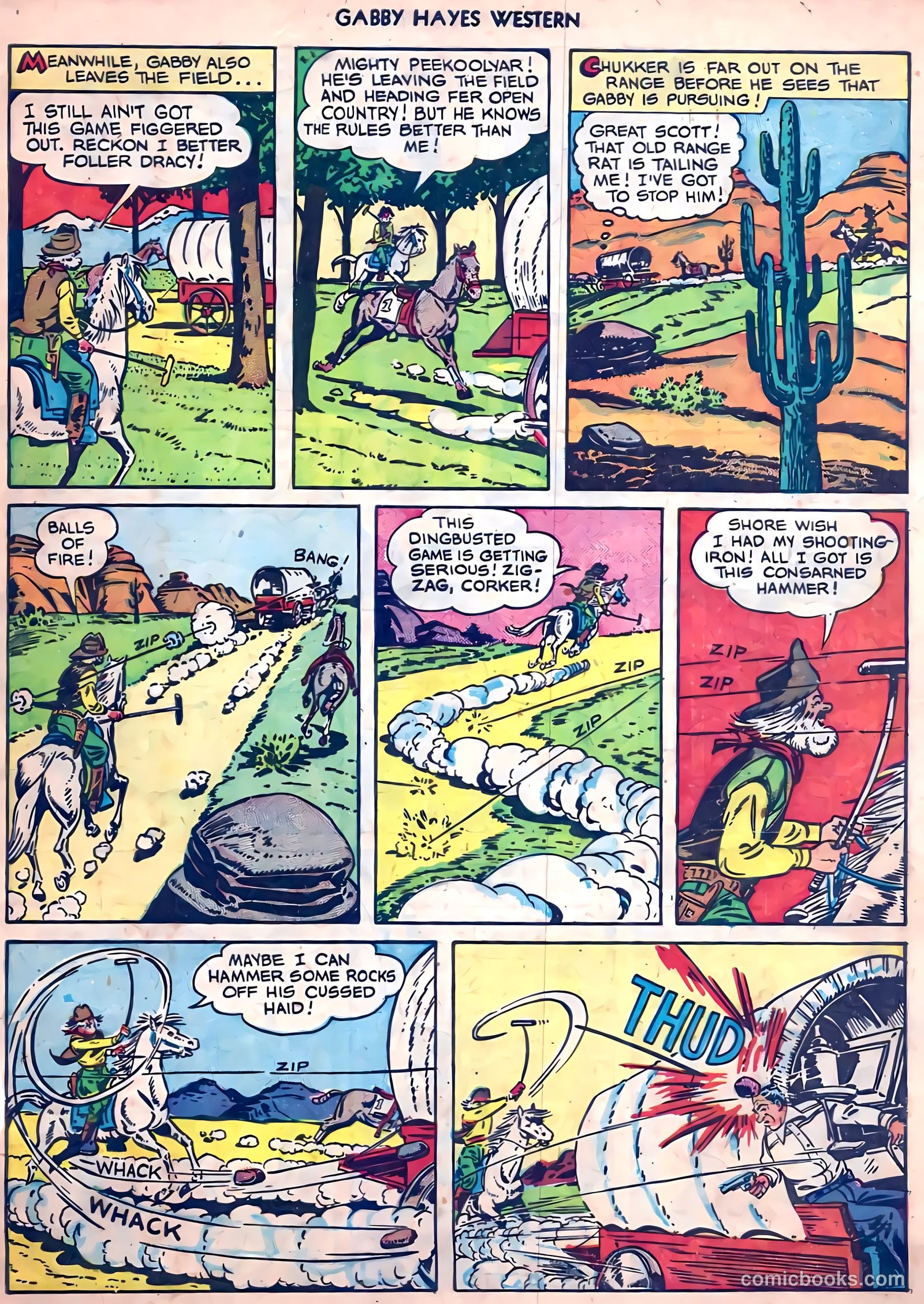 Gabby Hayes Western #16 (1950) — page 33 of 36