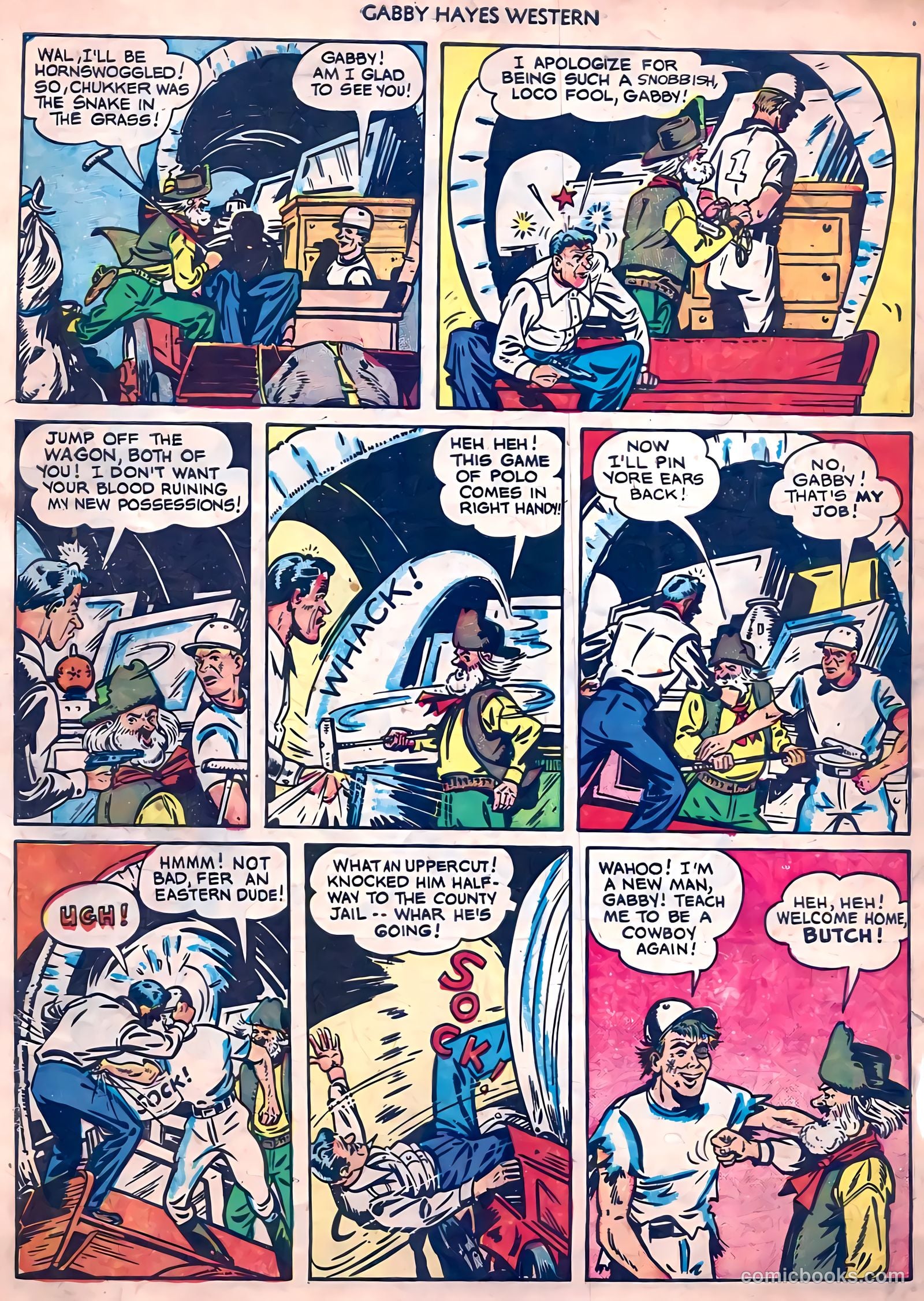 Gabby Hayes Western #16 (1950) — page 34 of 36