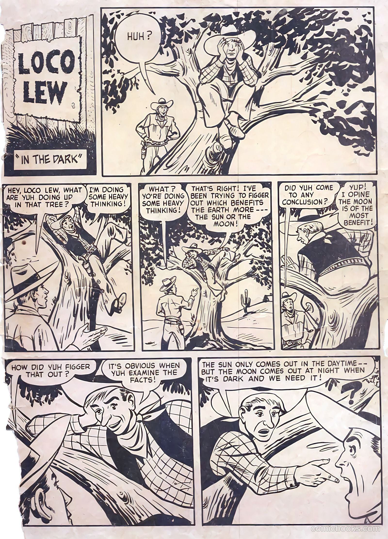 Gabby Hayes Western #16 (1950) — page 35 of 36