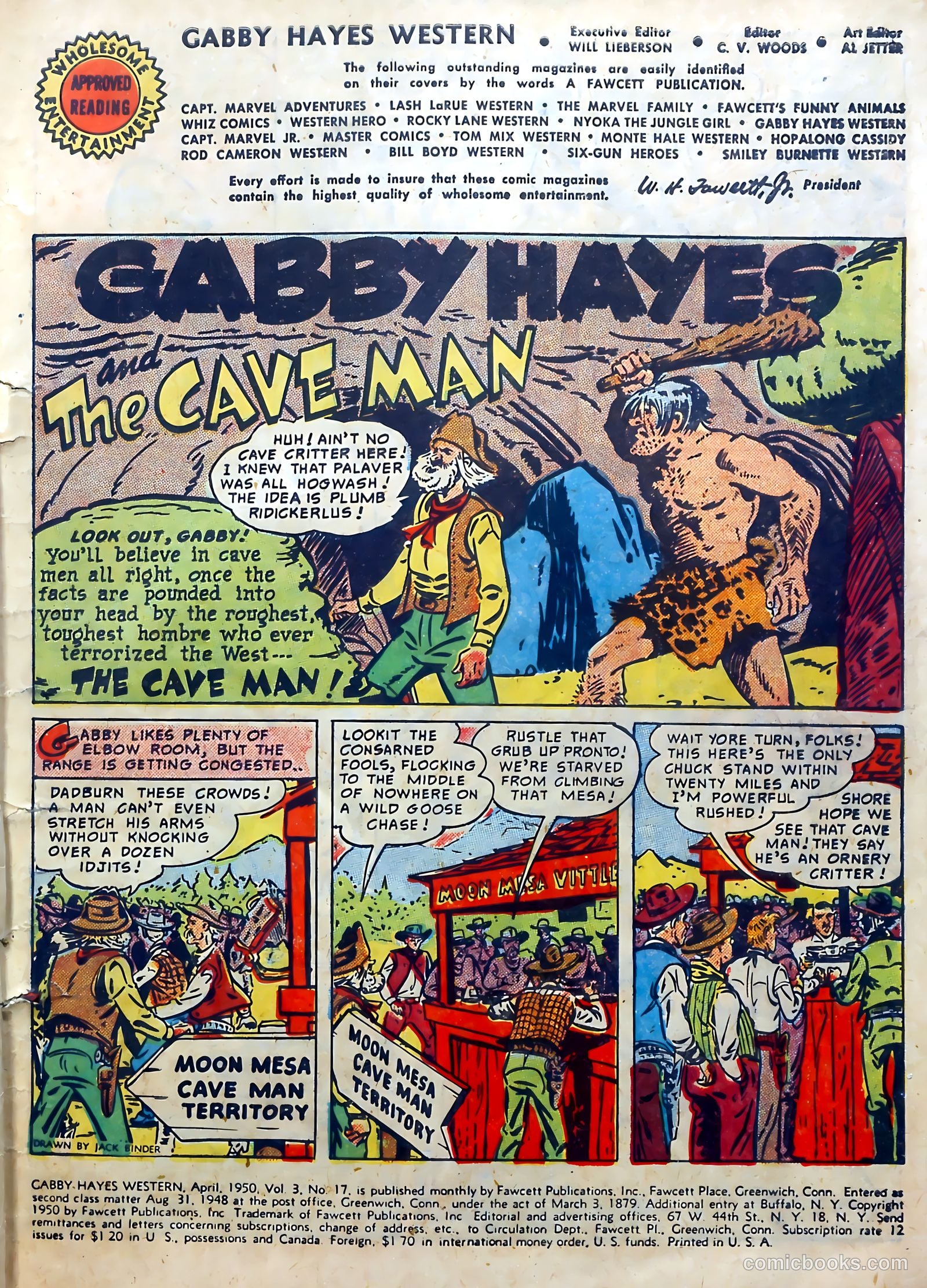 Gabby Hayes Western #17 (1950) — page 3 of 36