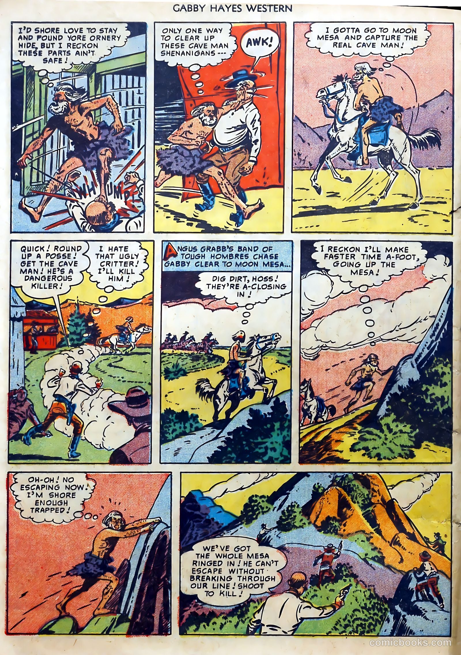 Gabby Hayes Western #17 (1950) — page 8 of 36