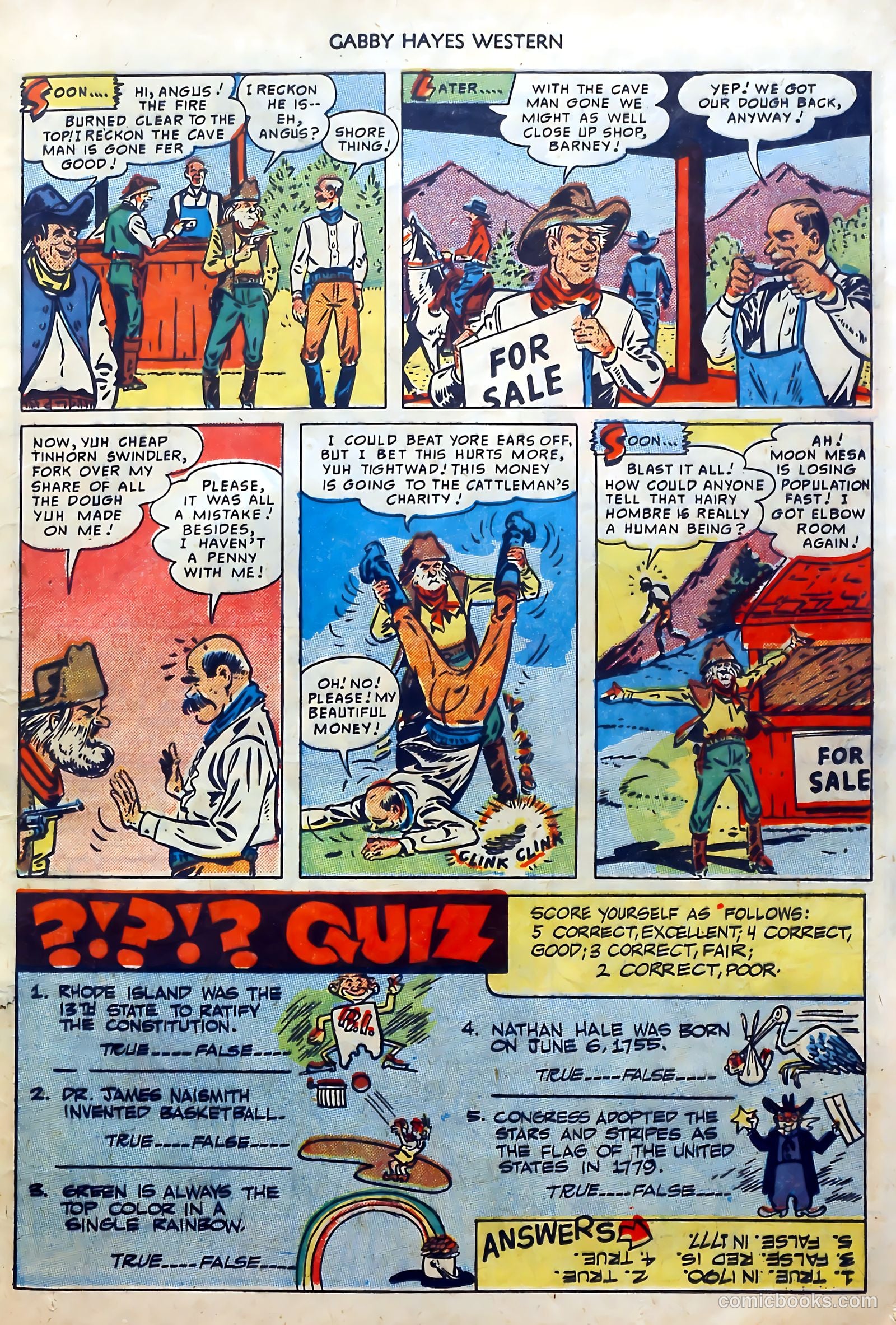 Gabby Hayes Western #17 (1950) — page 13 of 36