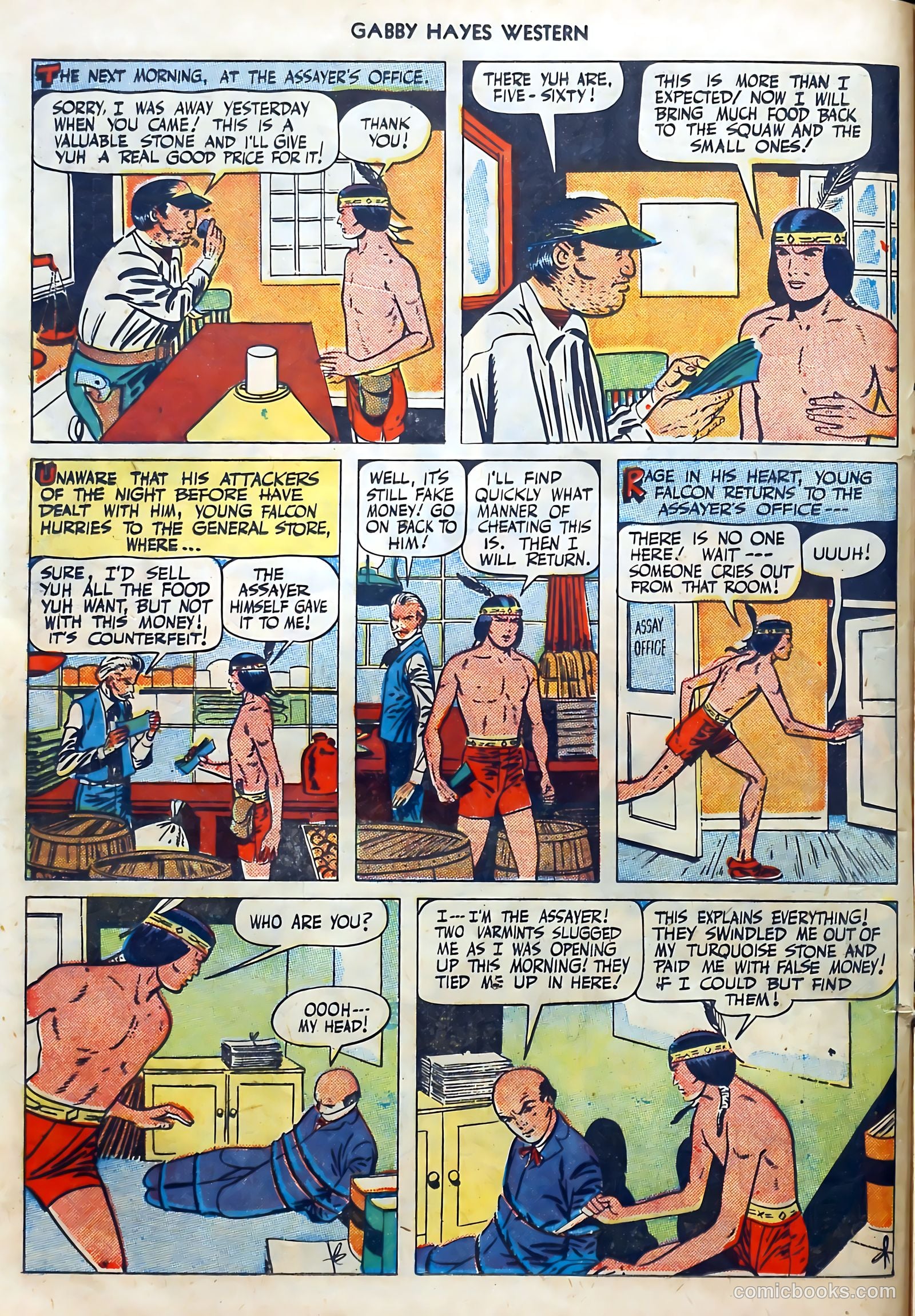 Gabby Hayes Western #17 (1950) — page 16 of 36