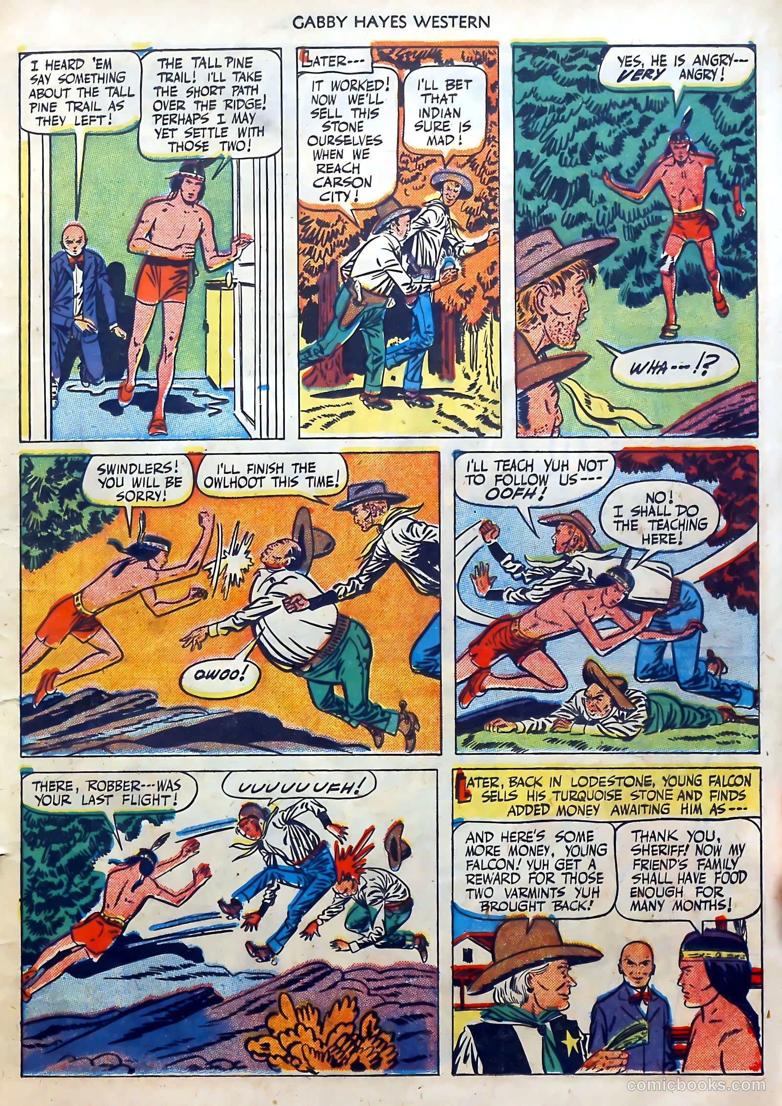 Gabby Hayes Western #17 (1950) — page 17 of 36
