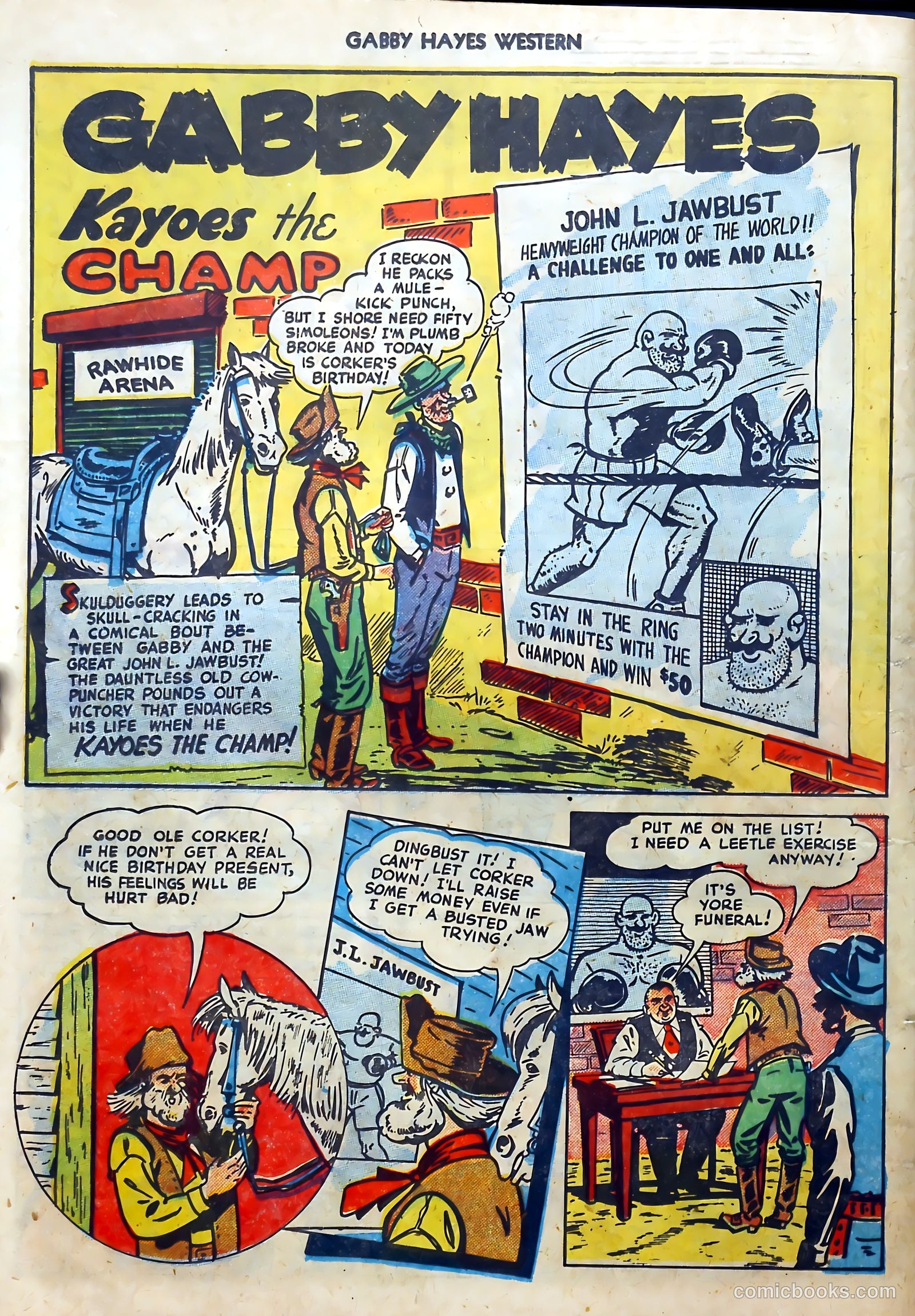 Gabby Hayes Western #17 (1950) — page 18 of 36