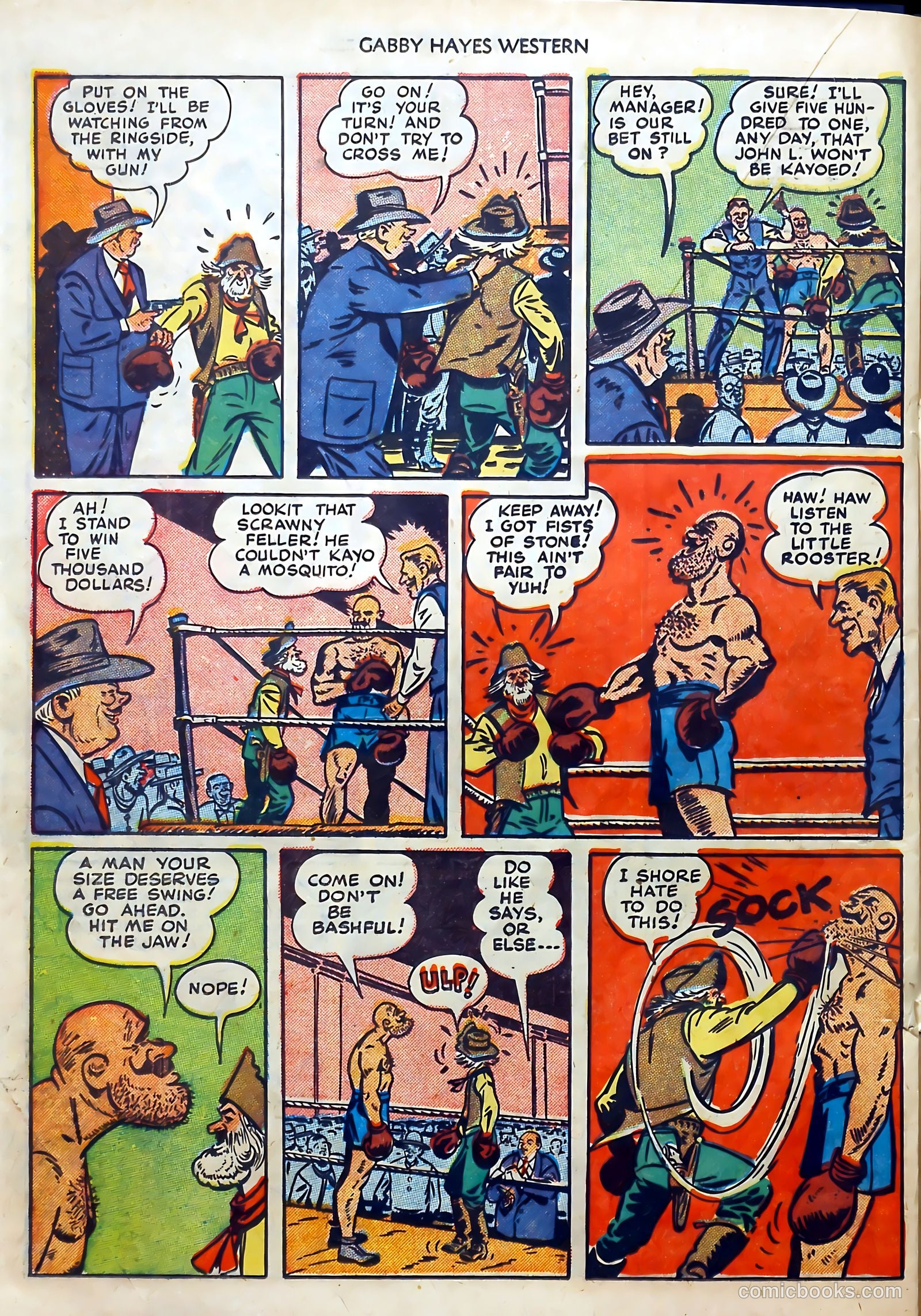 Gabby Hayes Western #17 (1950) — page 20 of 36