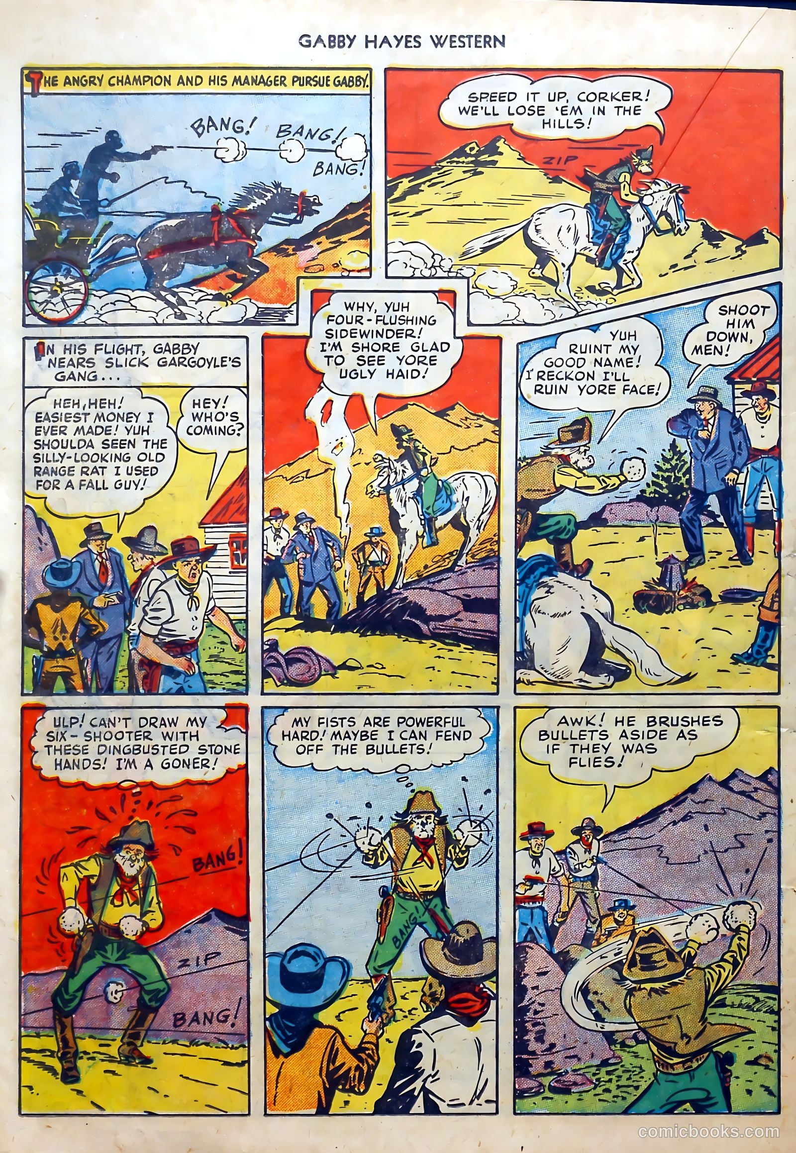 Gabby Hayes Western #17 (1950) — page 22 of 36
