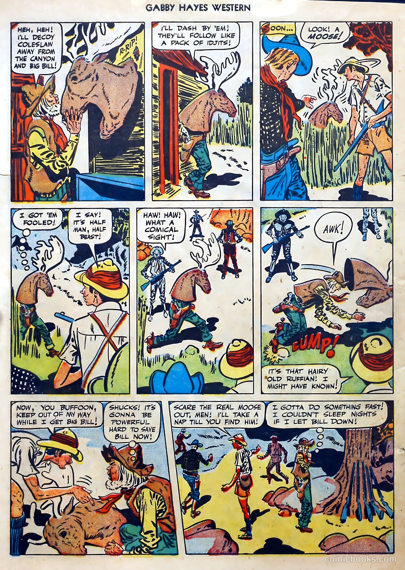 Gabby Hayes Western #17 (1950) — page 32 of 36