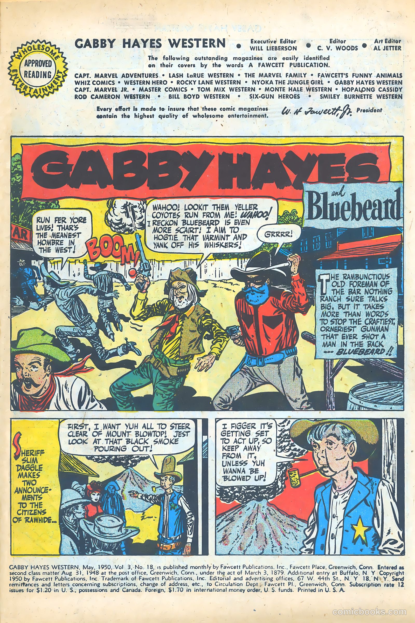 Gabby Hayes Western #18 (1950) — page 3 of 13