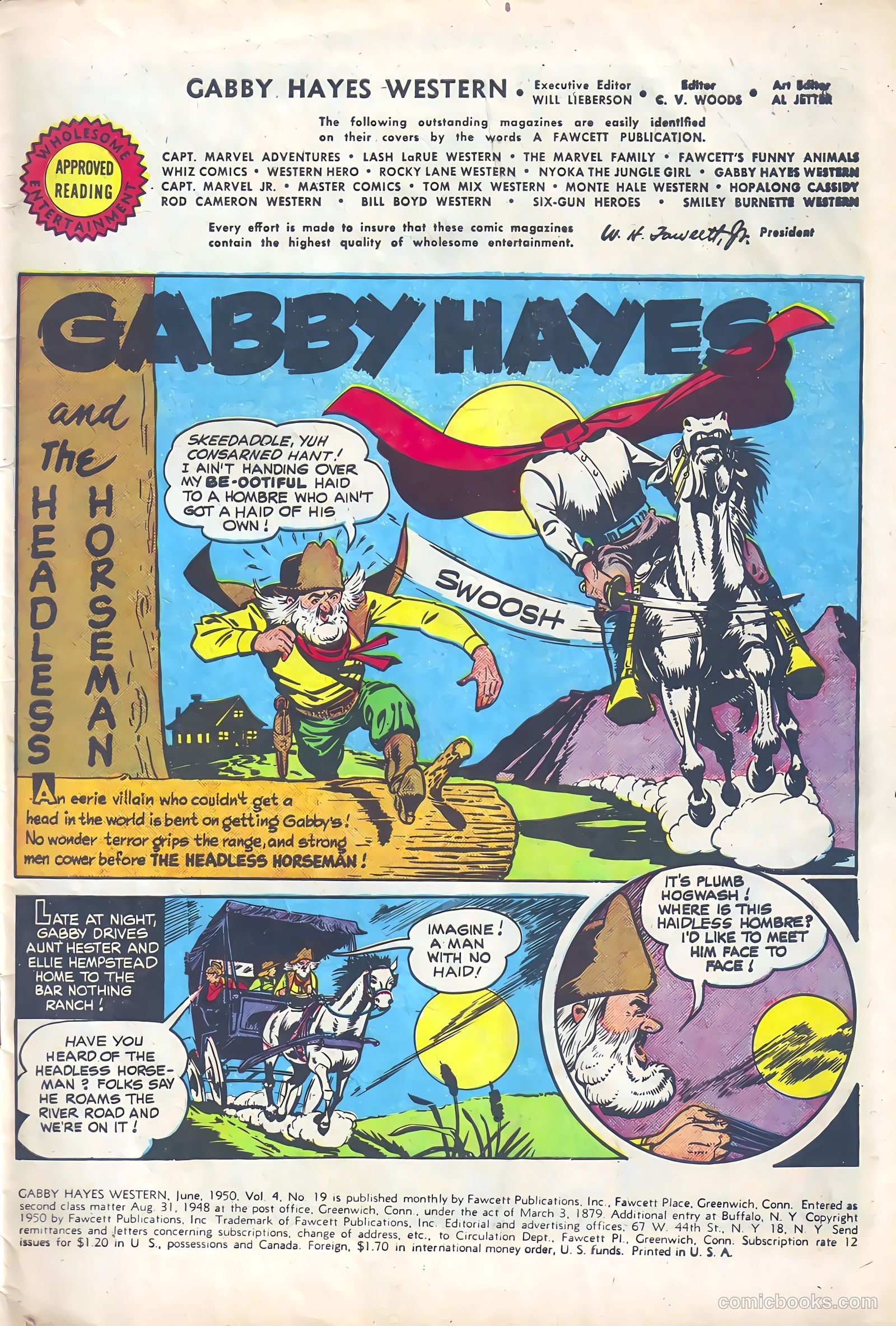 Gabby Hayes Western #19 (1950) — page 3 of 36