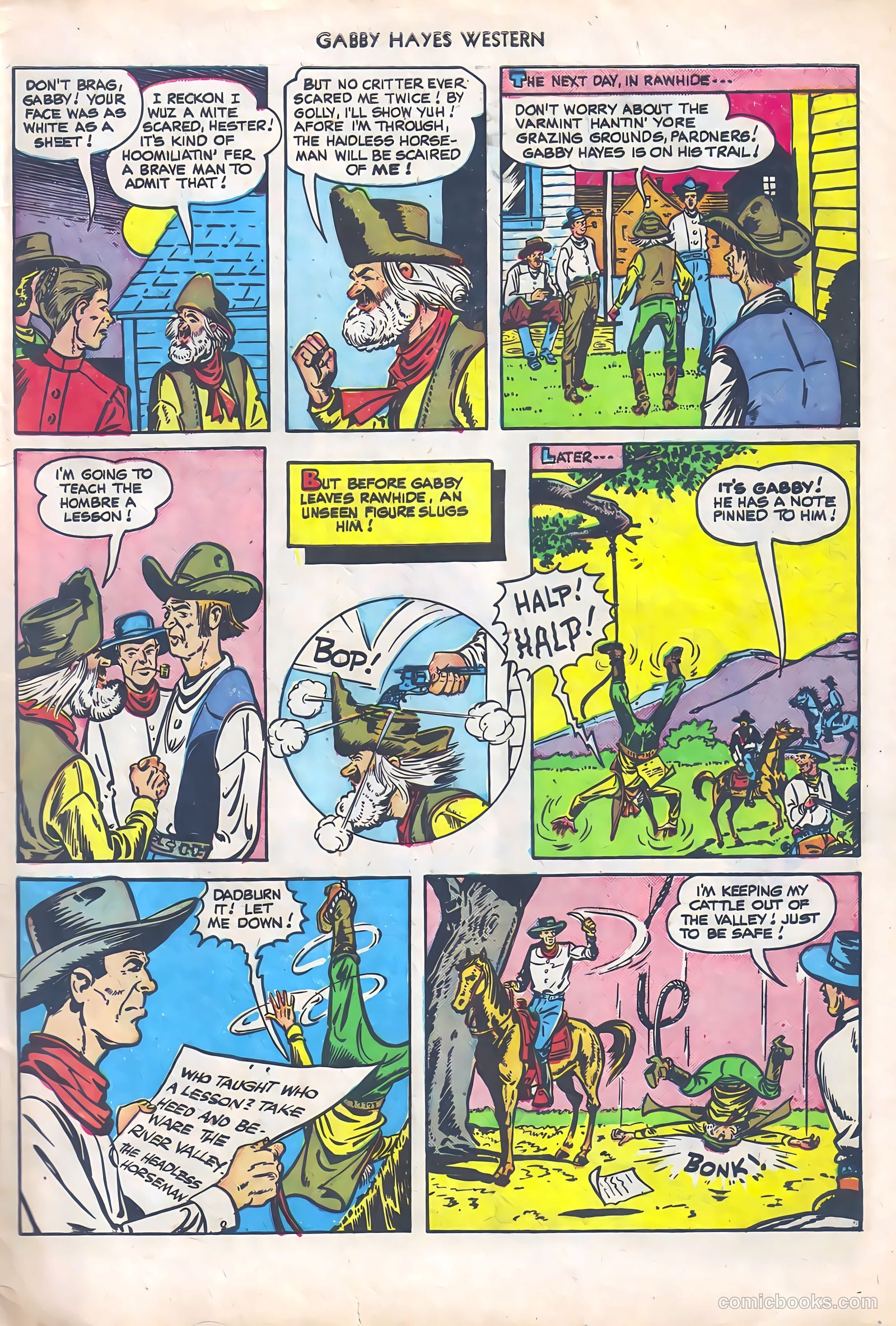Gabby Hayes Western #19 (1950) — page 5 of 36
