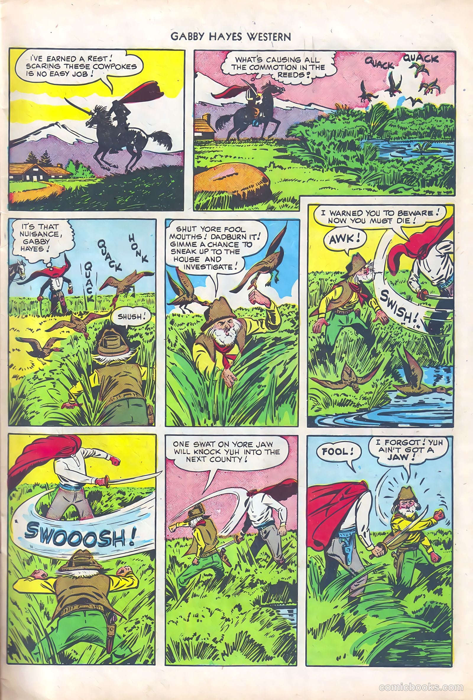 Gabby Hayes Western #19 (1950) — page 7 of 36