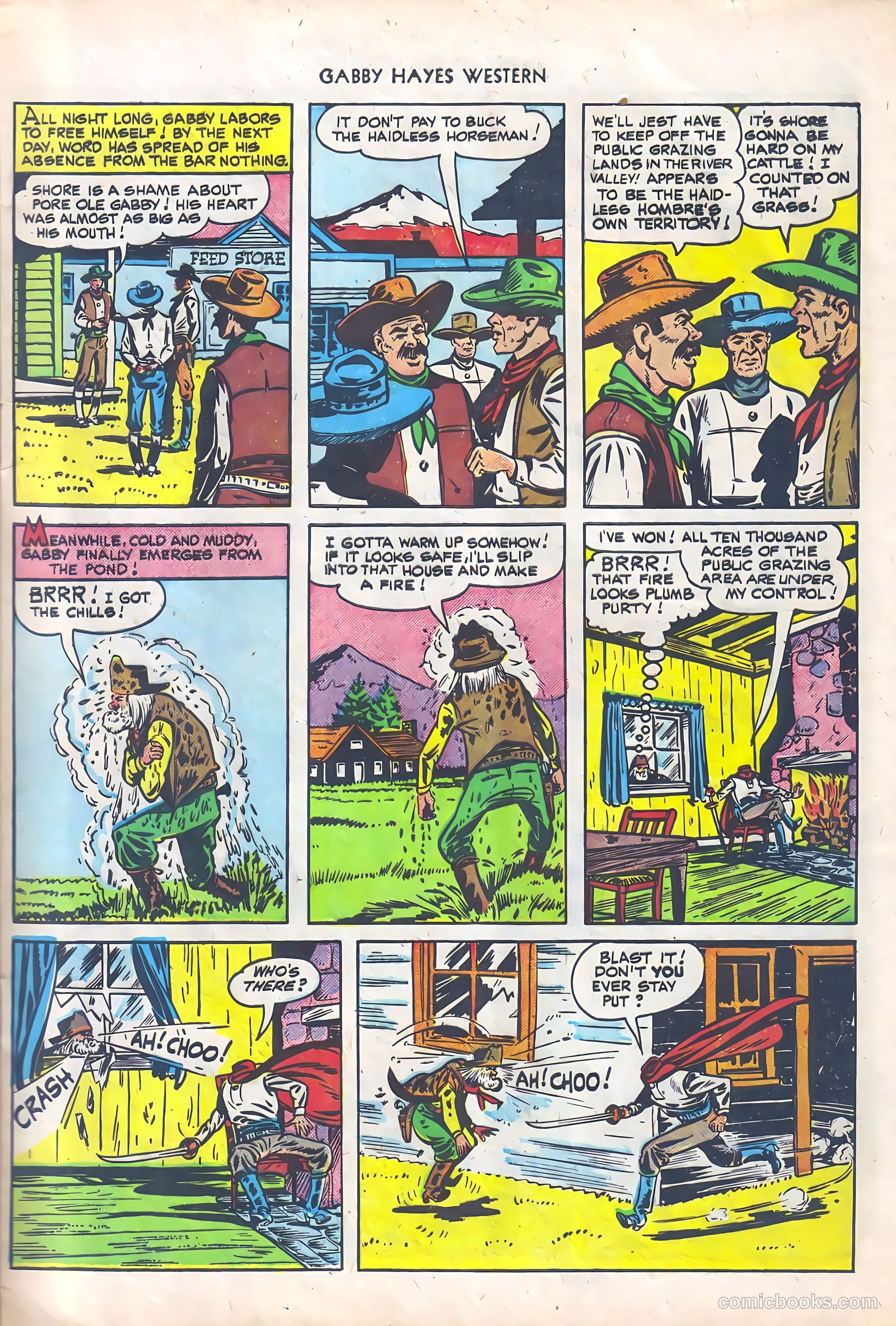 Gabby Hayes Western #19 (1950) — page 9 of 36