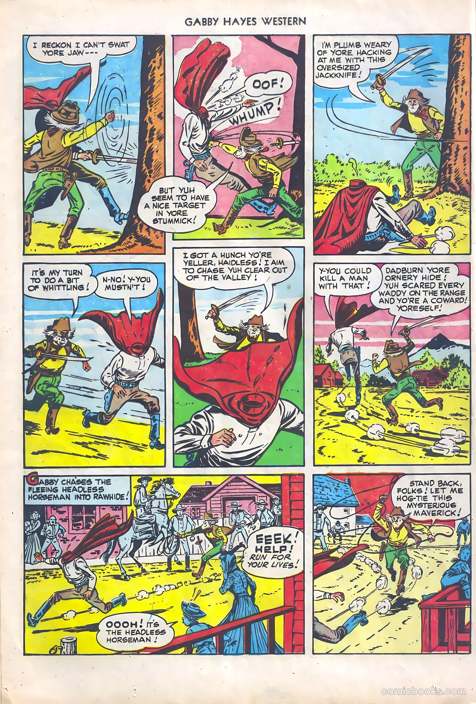 Gabby Hayes Western #19 (1950) — page 12 of 36