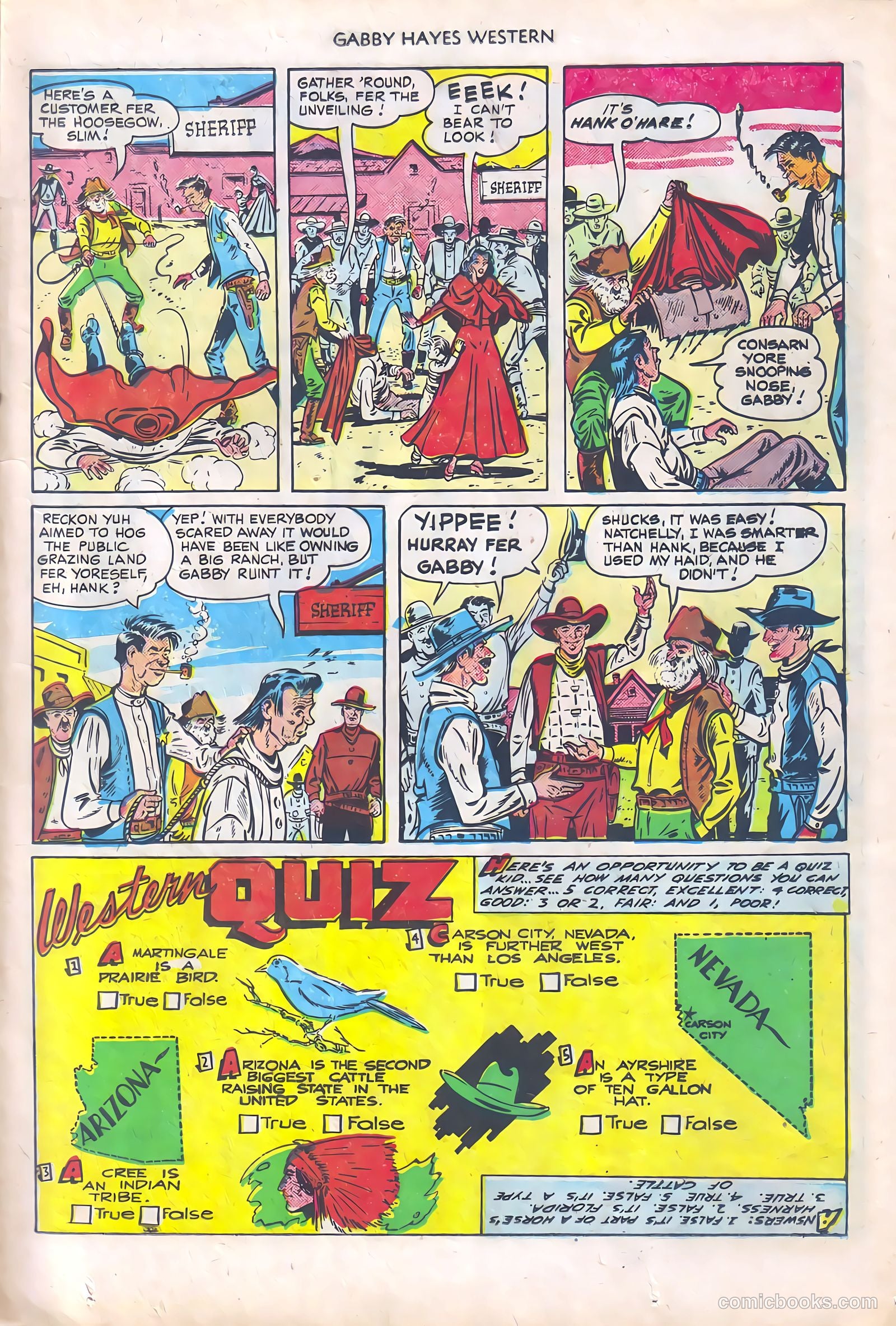 Gabby Hayes Western #19 (1950) — page 13 of 36