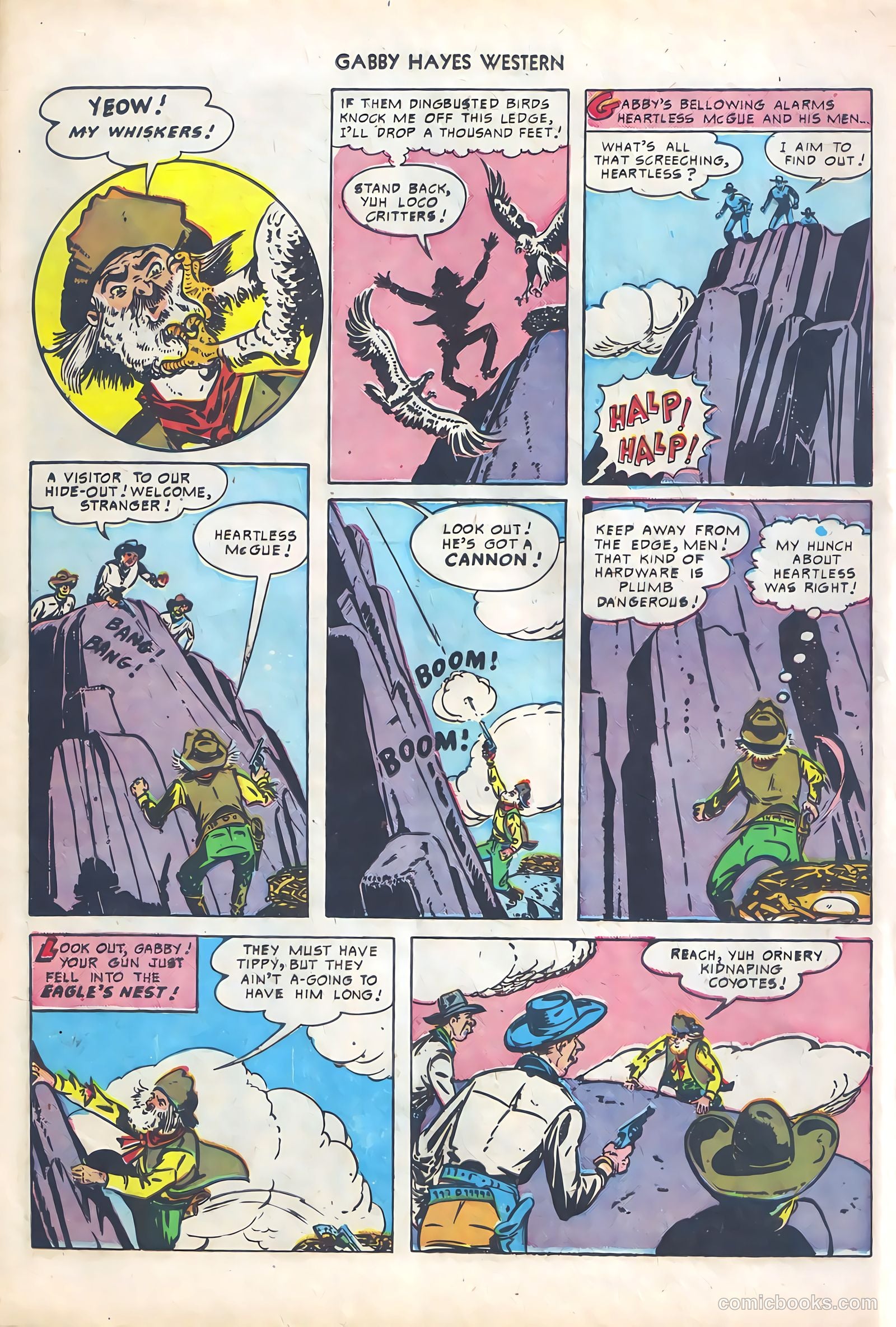 Gabby Hayes Western #19 (1950) — page 20 of 36