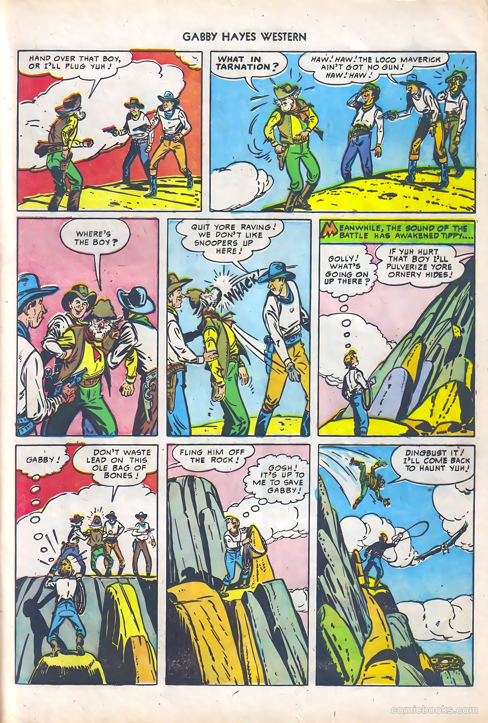 Gabby Hayes Western #19 (1950) — page 21 of 36