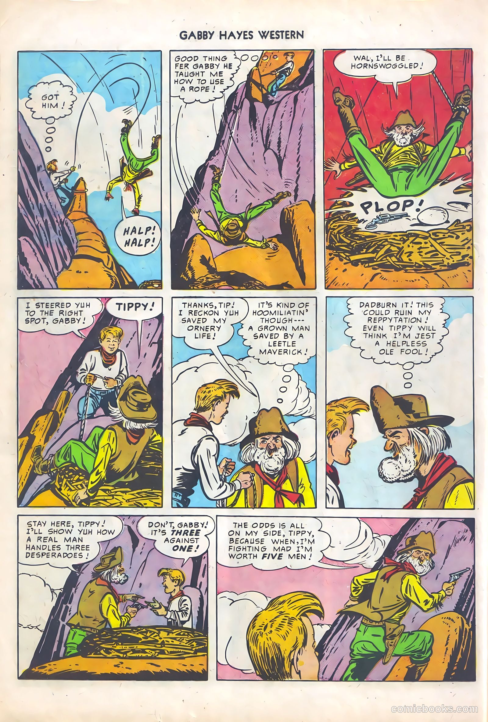 Gabby Hayes Western #19 (1950) — page 22 of 36