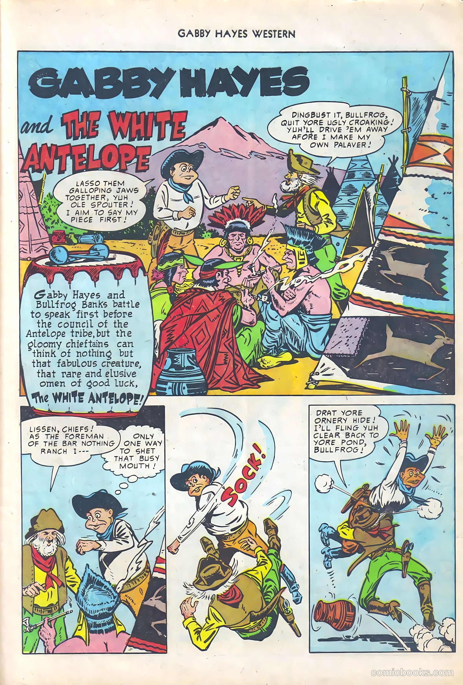 Gabby Hayes Western #19 (1950) — page 27 of 36