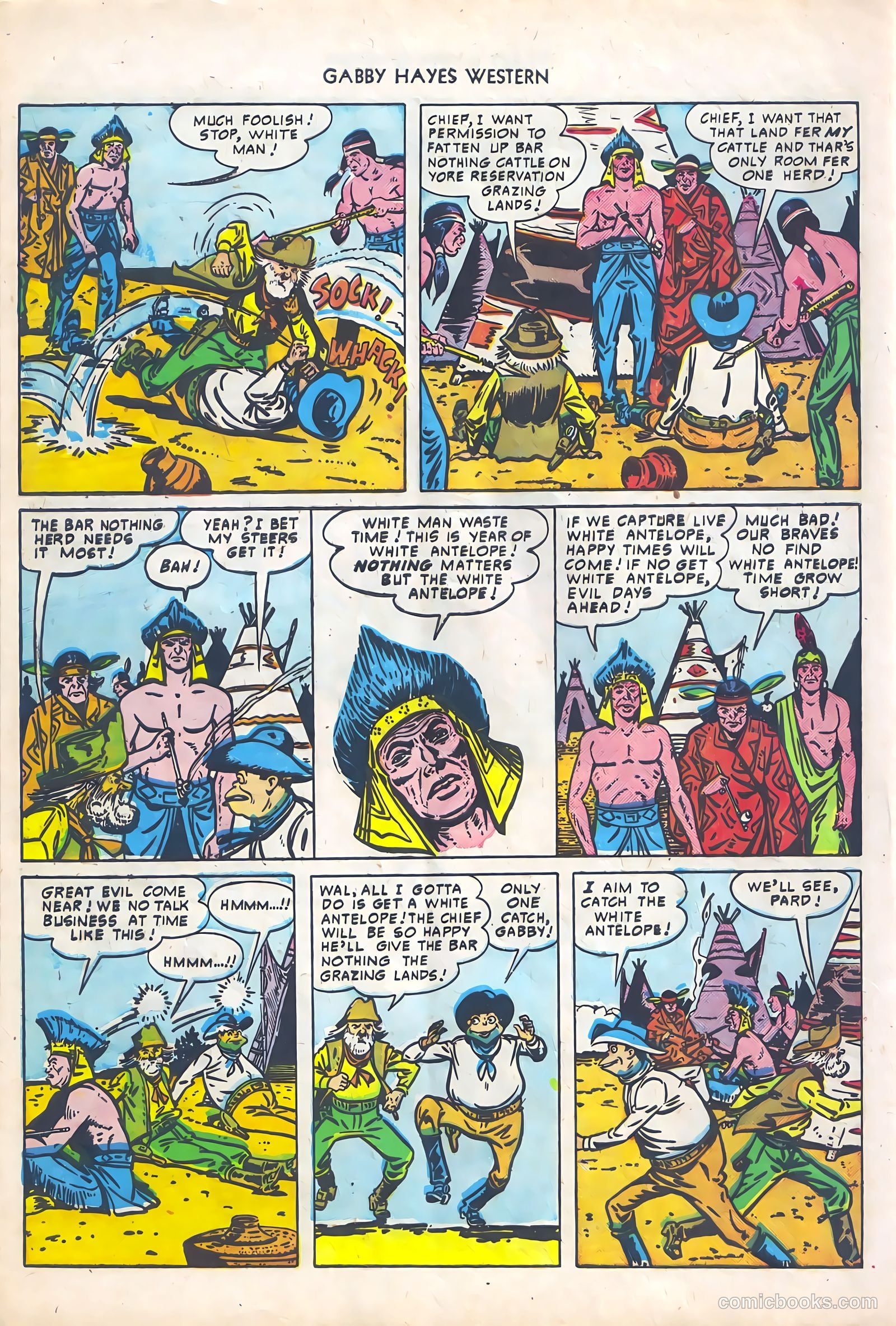 Gabby Hayes Western #19 (1950) — page 28 of 36