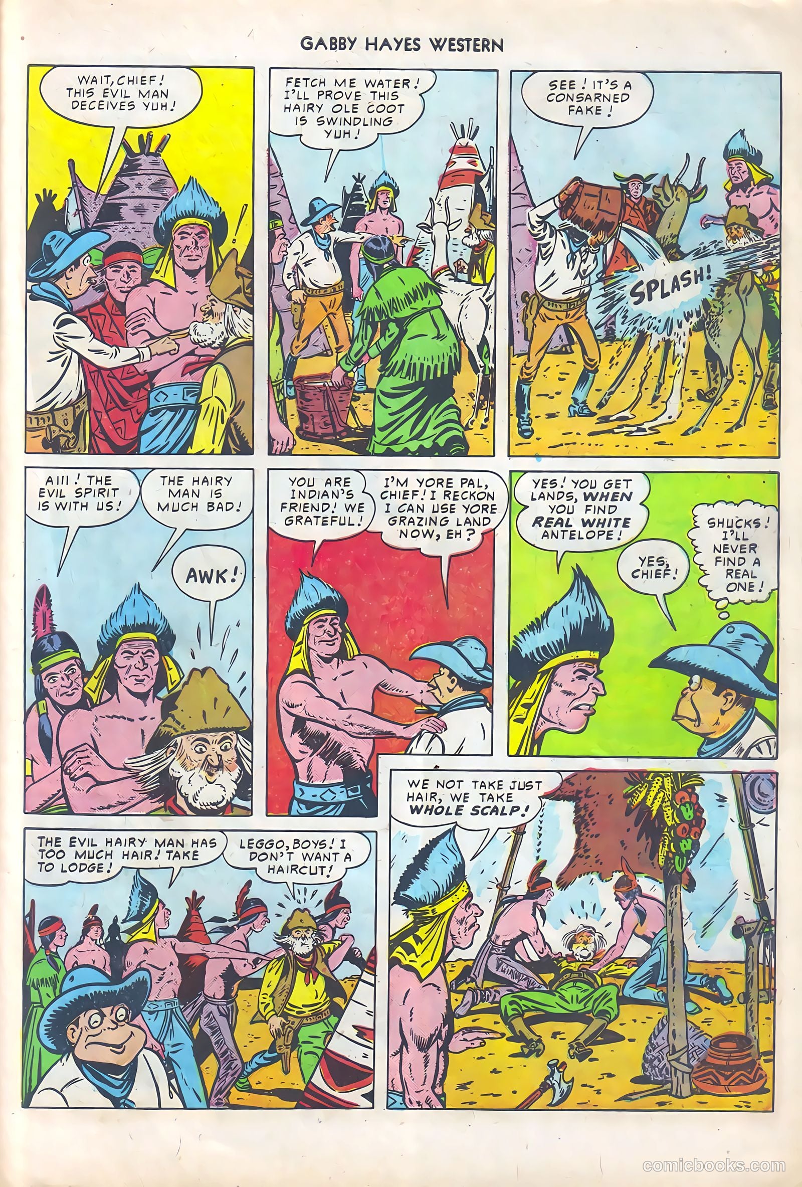 Gabby Hayes Western #19 (1950) — page 31 of 36