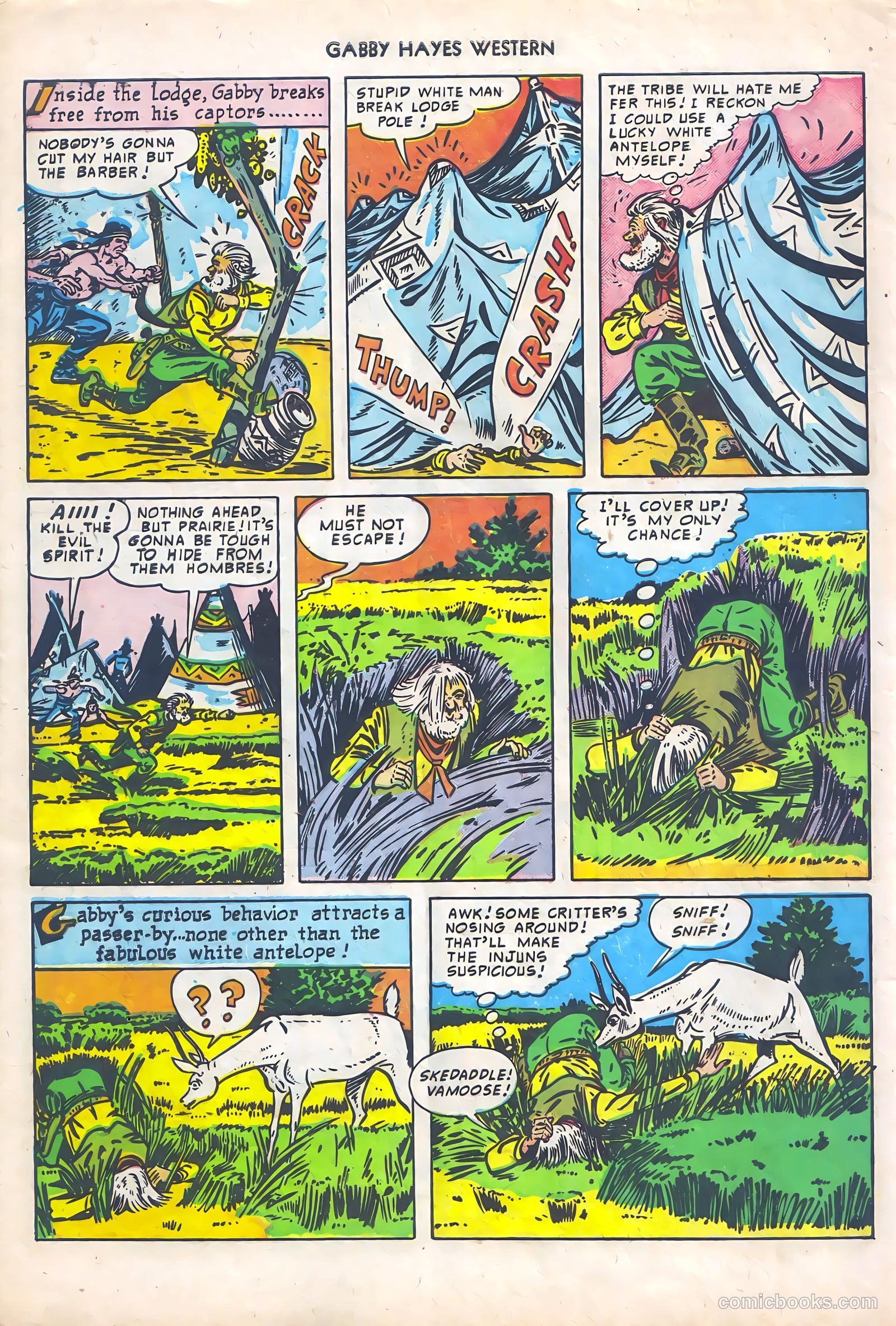 Gabby Hayes Western #19 (1950) — page 32 of 36