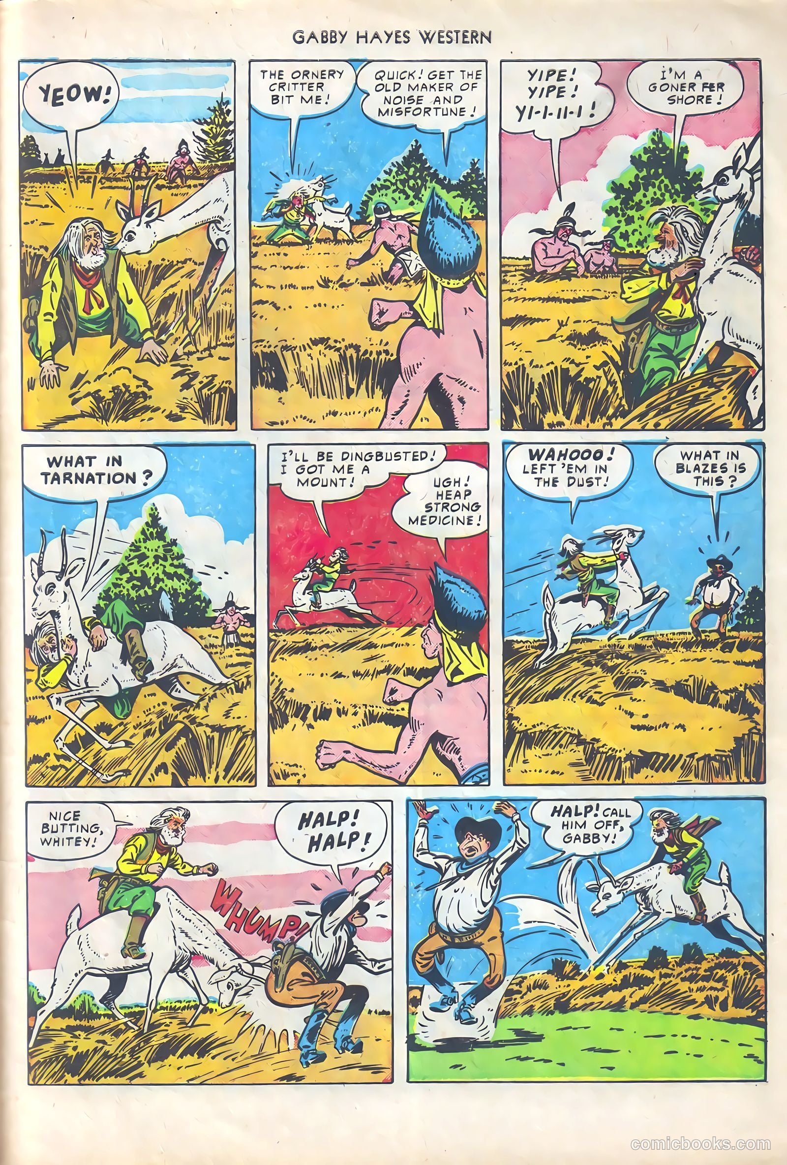 Gabby Hayes Western #19 (1950) — page 33 of 36