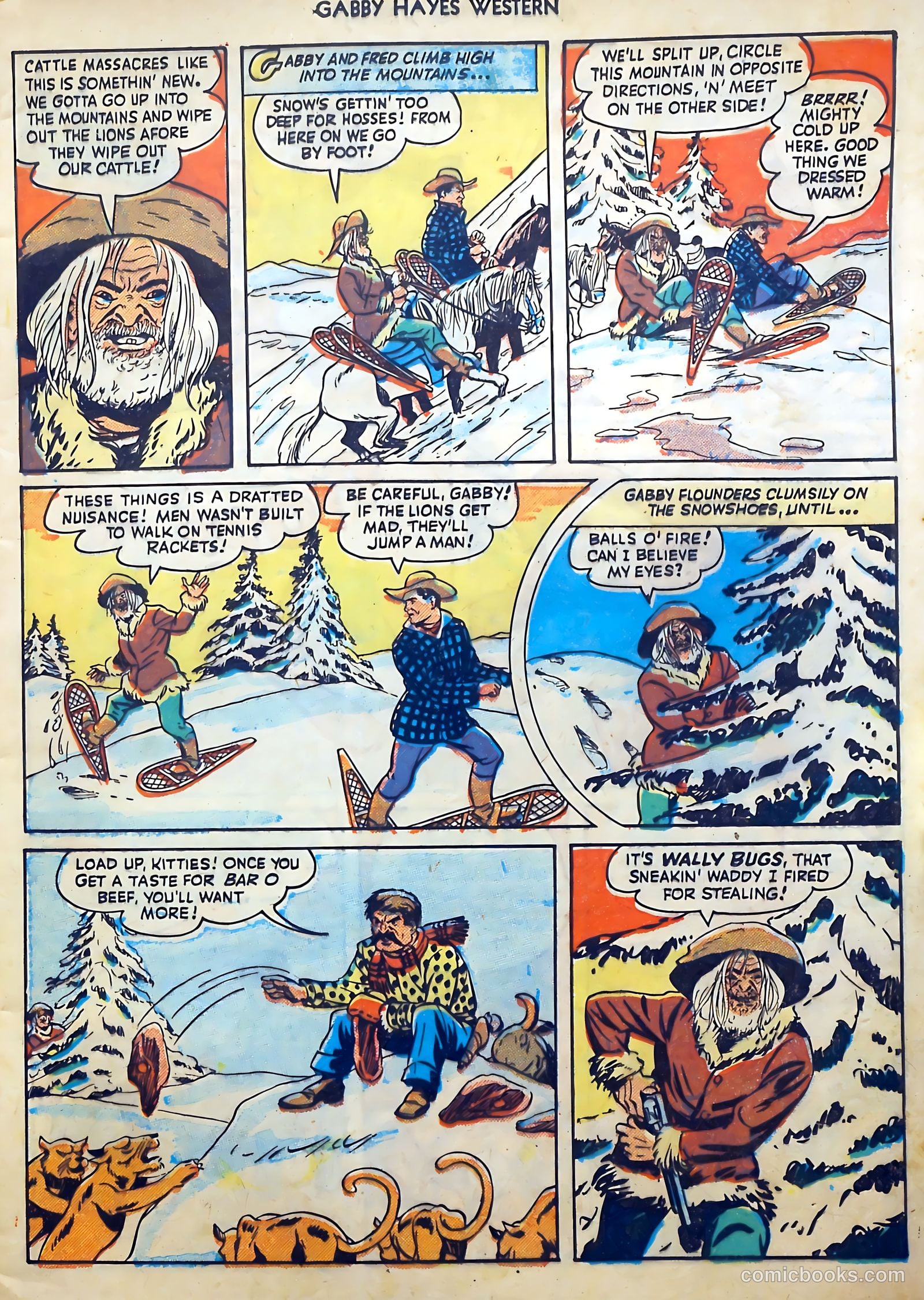 Gabby Hayes Western #2 (1949) — page 6 of 53