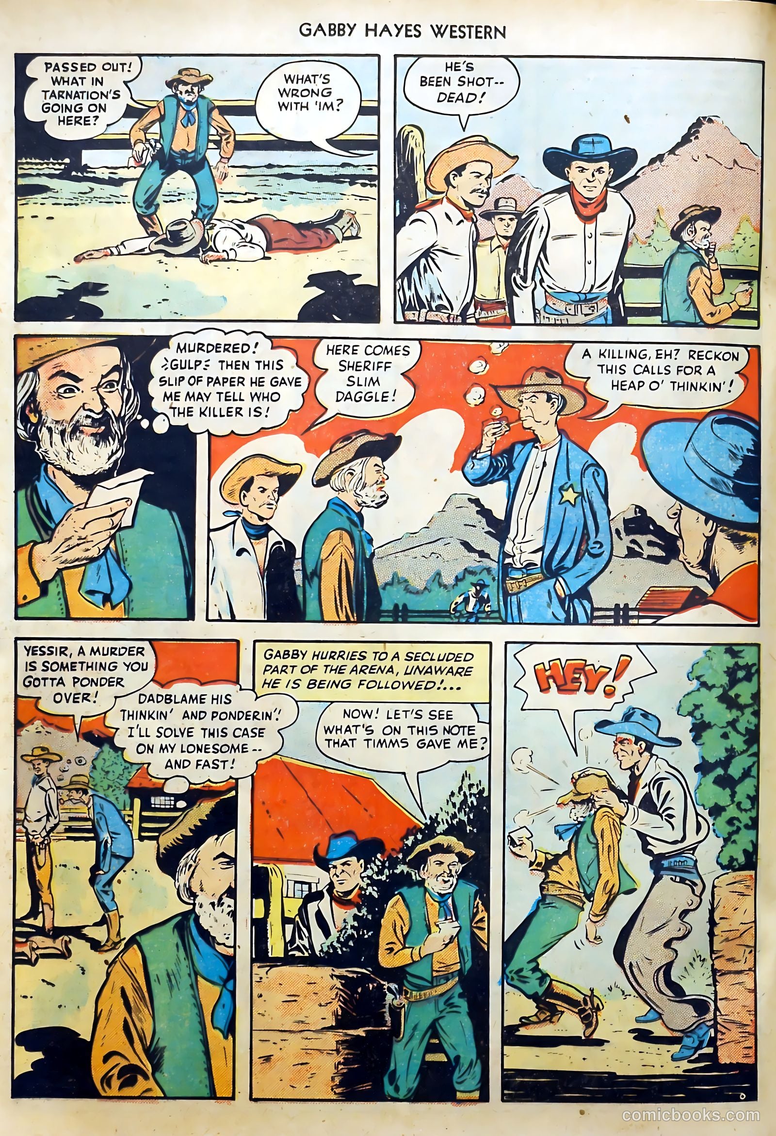 Gabby Hayes Western #2 (1949) — page 29 of 53