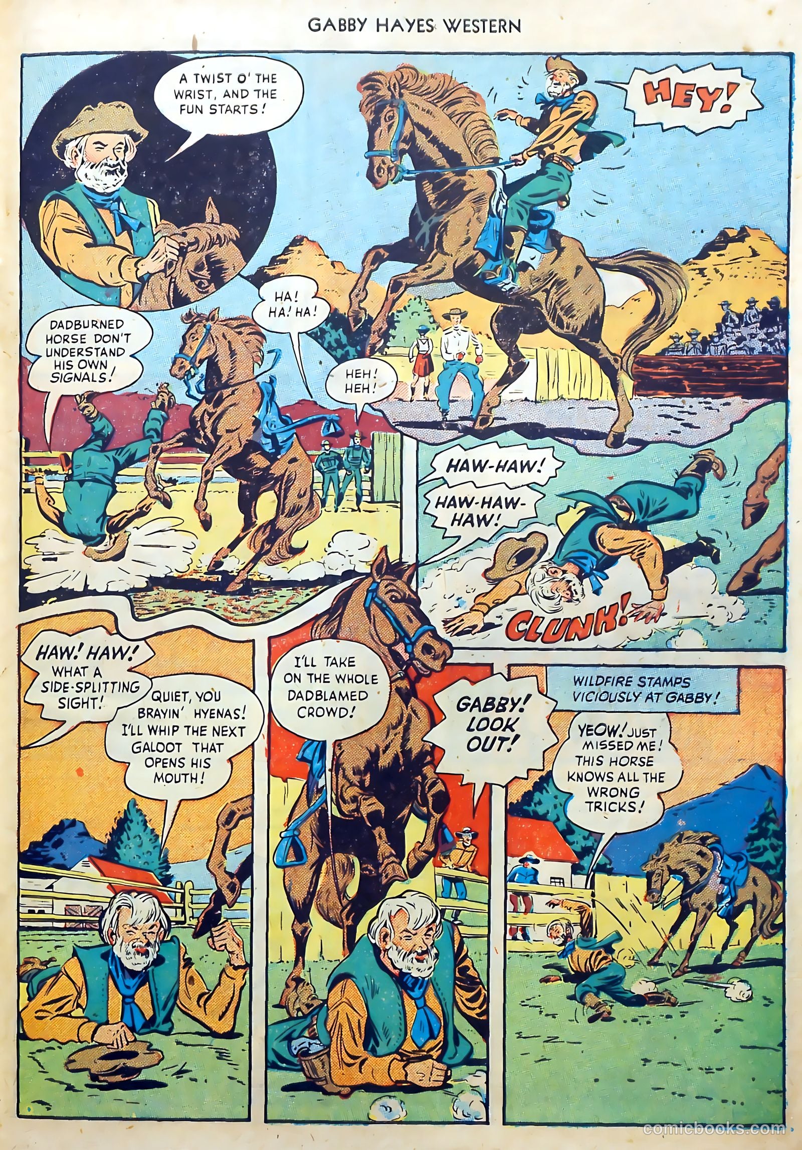 Gabby Hayes Western #2 (1949) — page 32 of 53