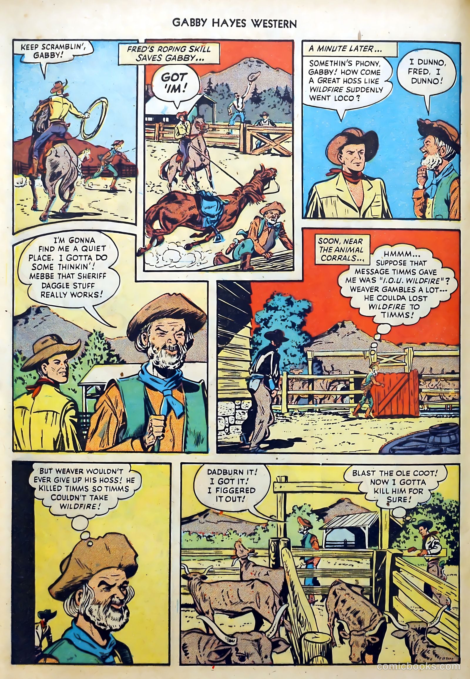 Gabby Hayes Western #2 (1949) — page 33 of 53