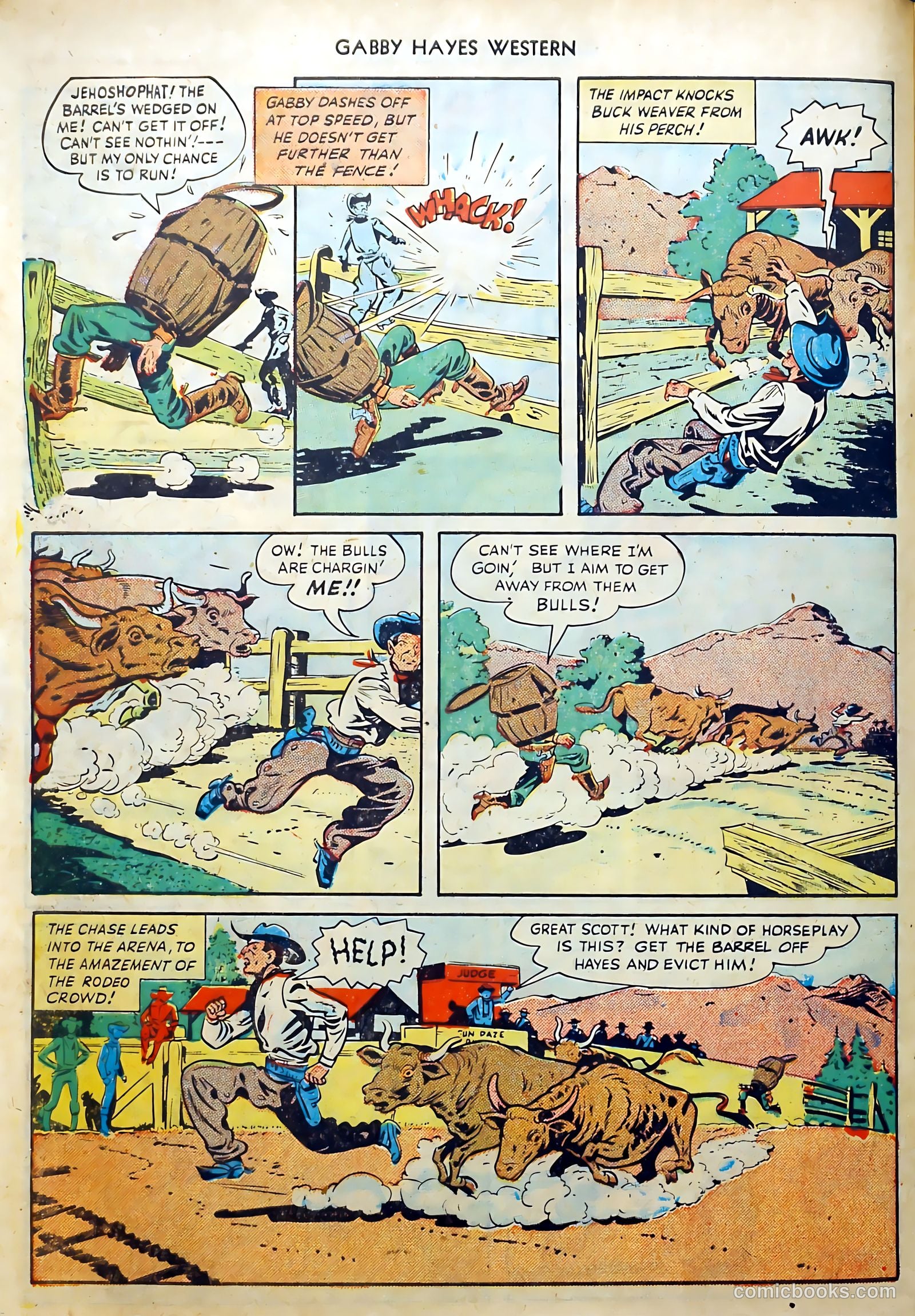 Gabby Hayes Western #2 (1949) — page 35 of 53