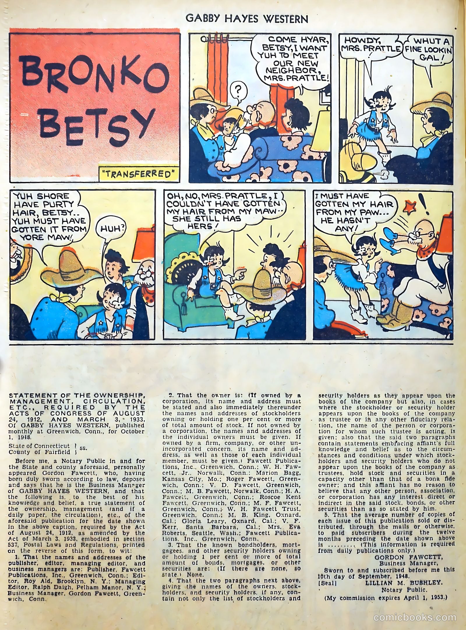 Gabby Hayes Western #2 (1949) — page 37 of 53