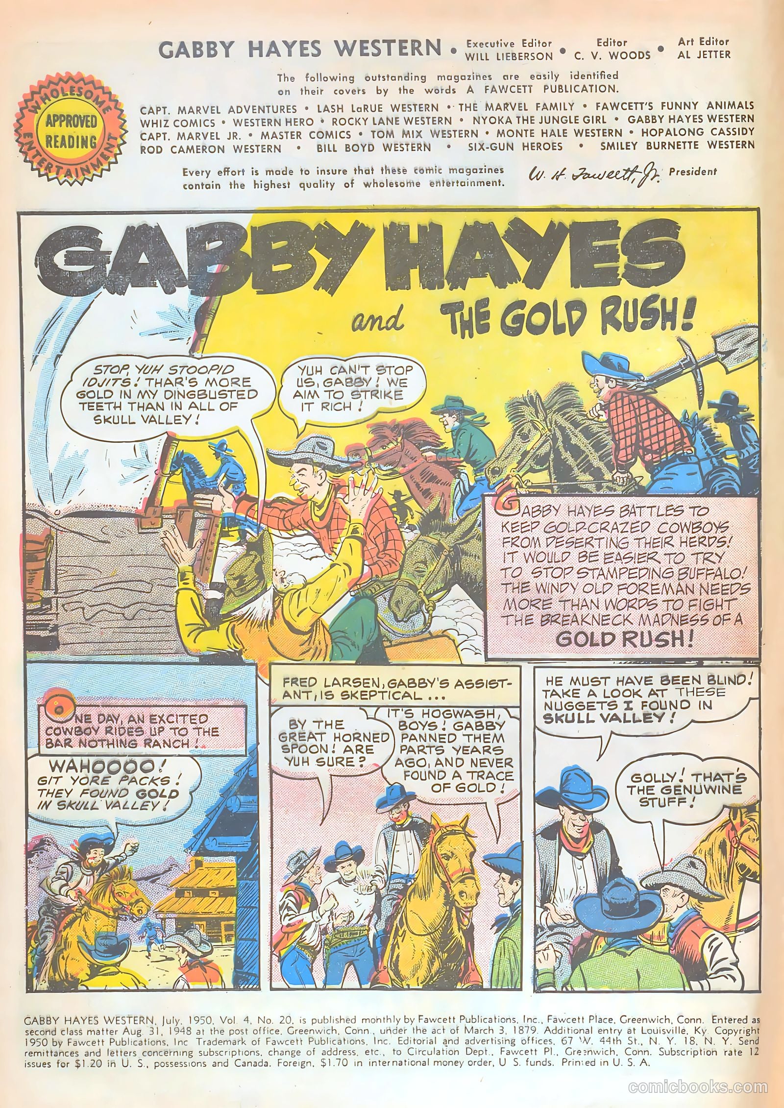 Gabby Hayes Western #20 (1950) — page 4 of 52