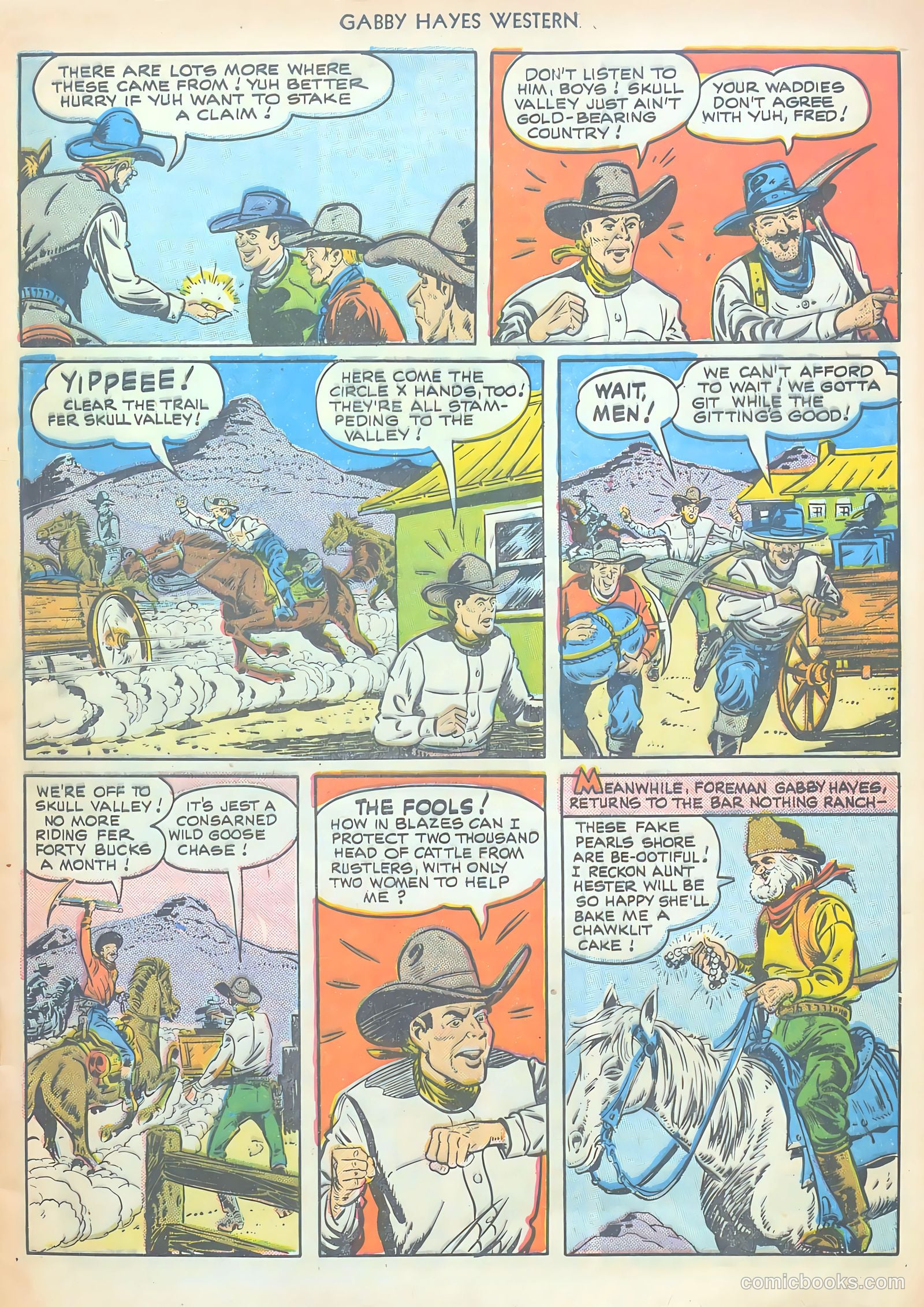 Gabby Hayes Western #20 (1950) — page 5 of 52