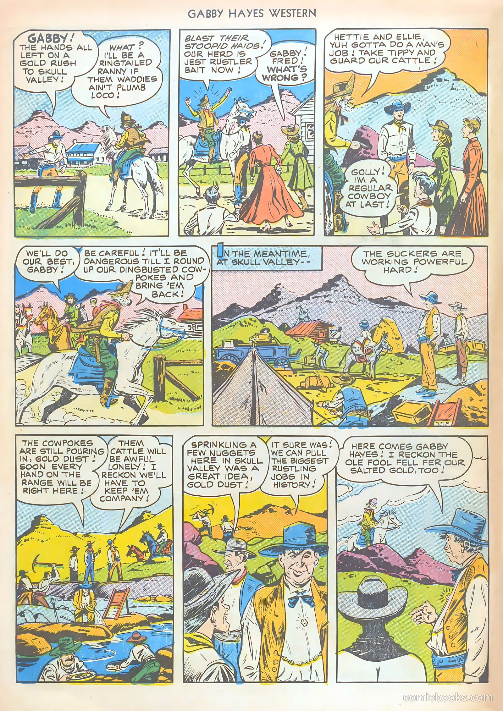 Gabby Hayes Western #20 (1950) — page 6 of 52