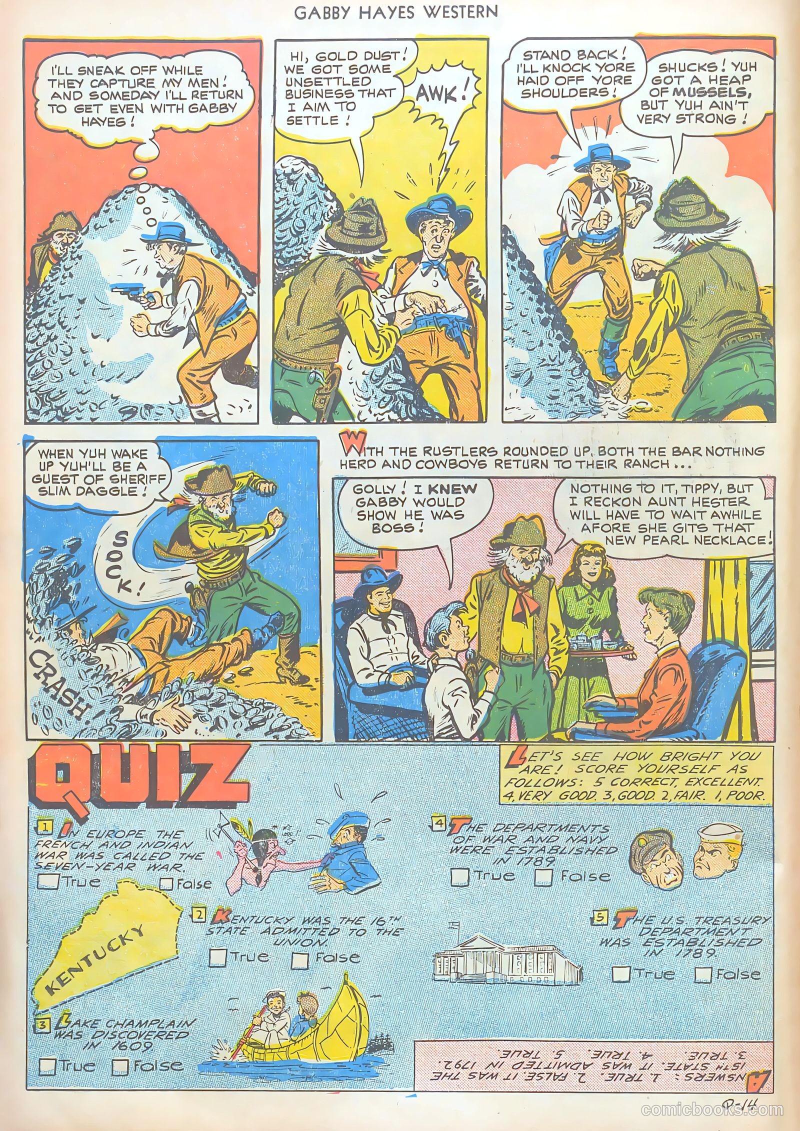 Gabby Hayes Western #20 (1950) — page 14 of 52