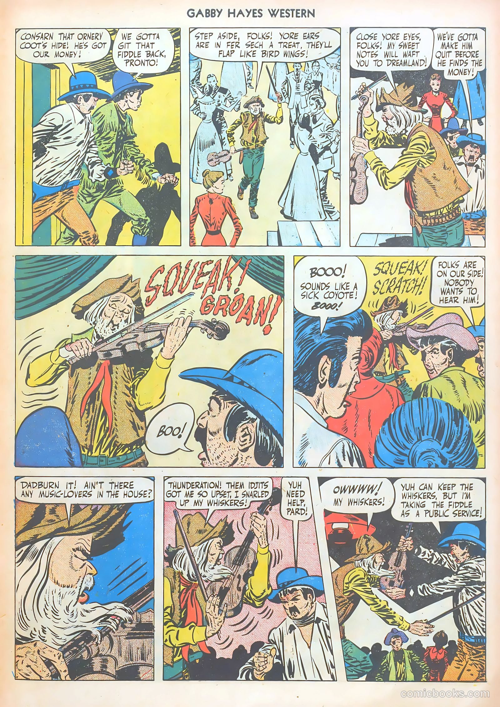 Gabby Hayes Western #20 (1950) — page 21 of 52