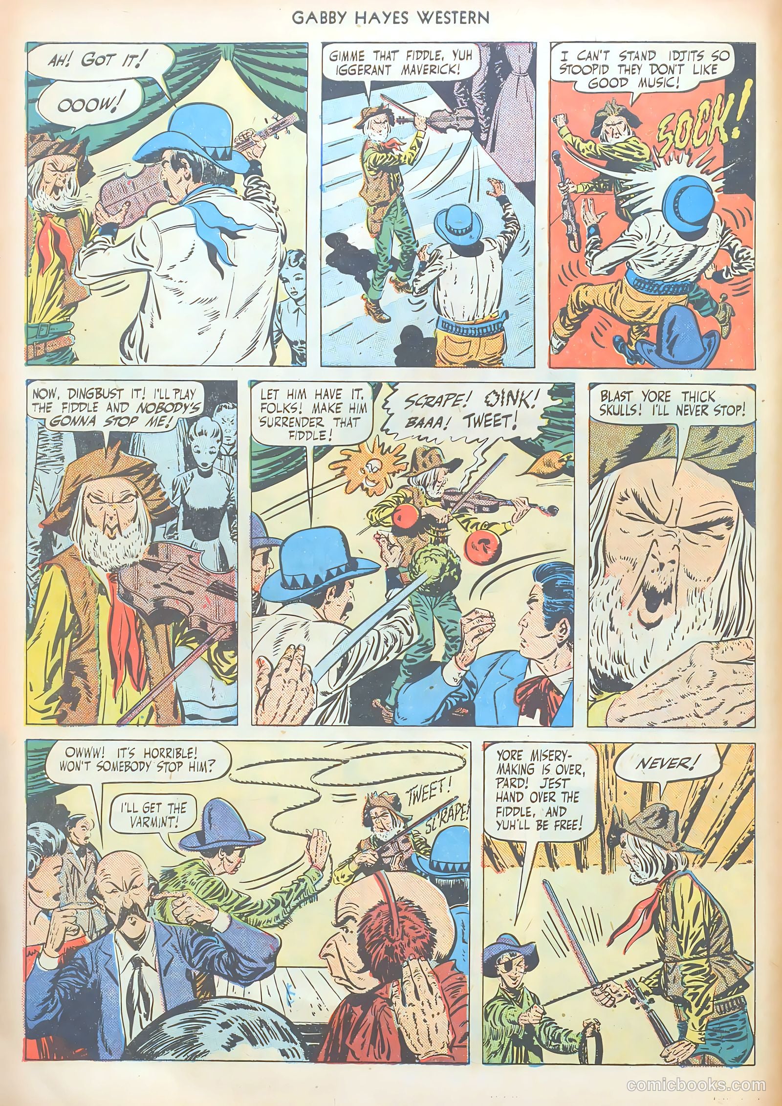 Gabby Hayes Western #20 (1950) — page 22 of 52