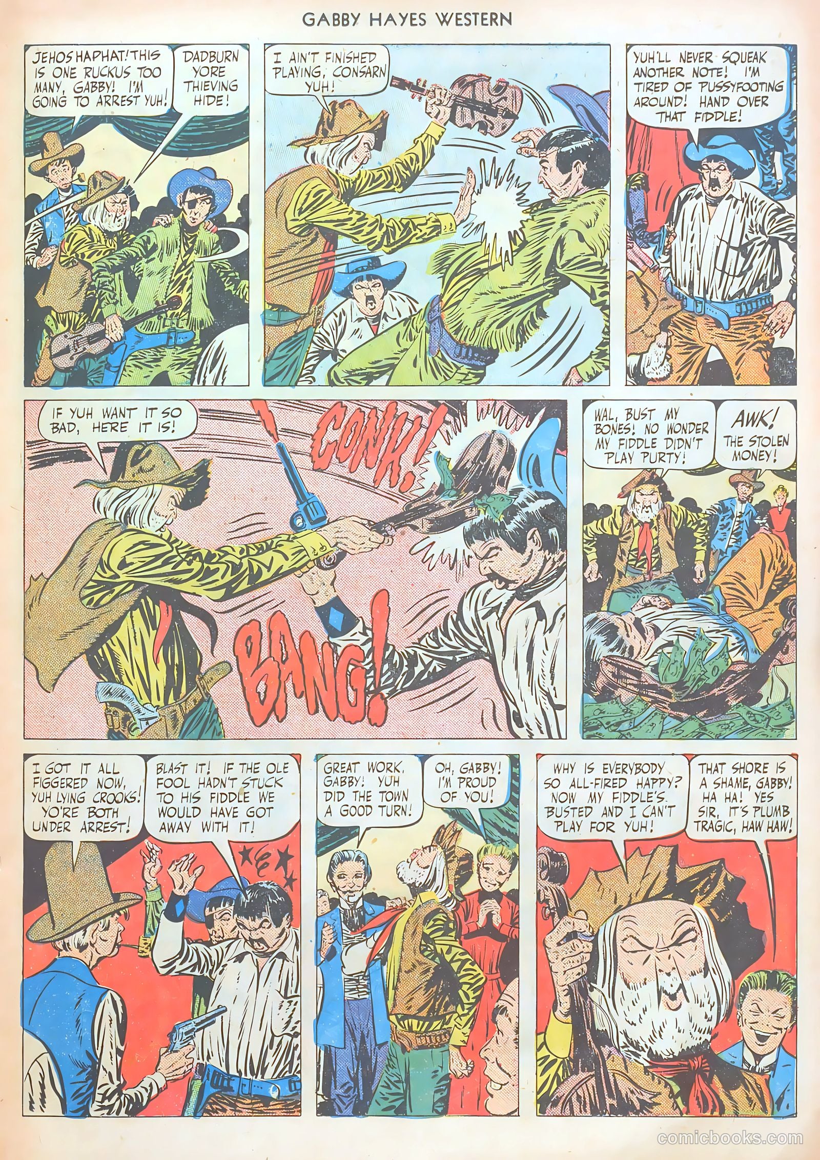 Gabby Hayes Western #20 (1950) — page 25 of 52
