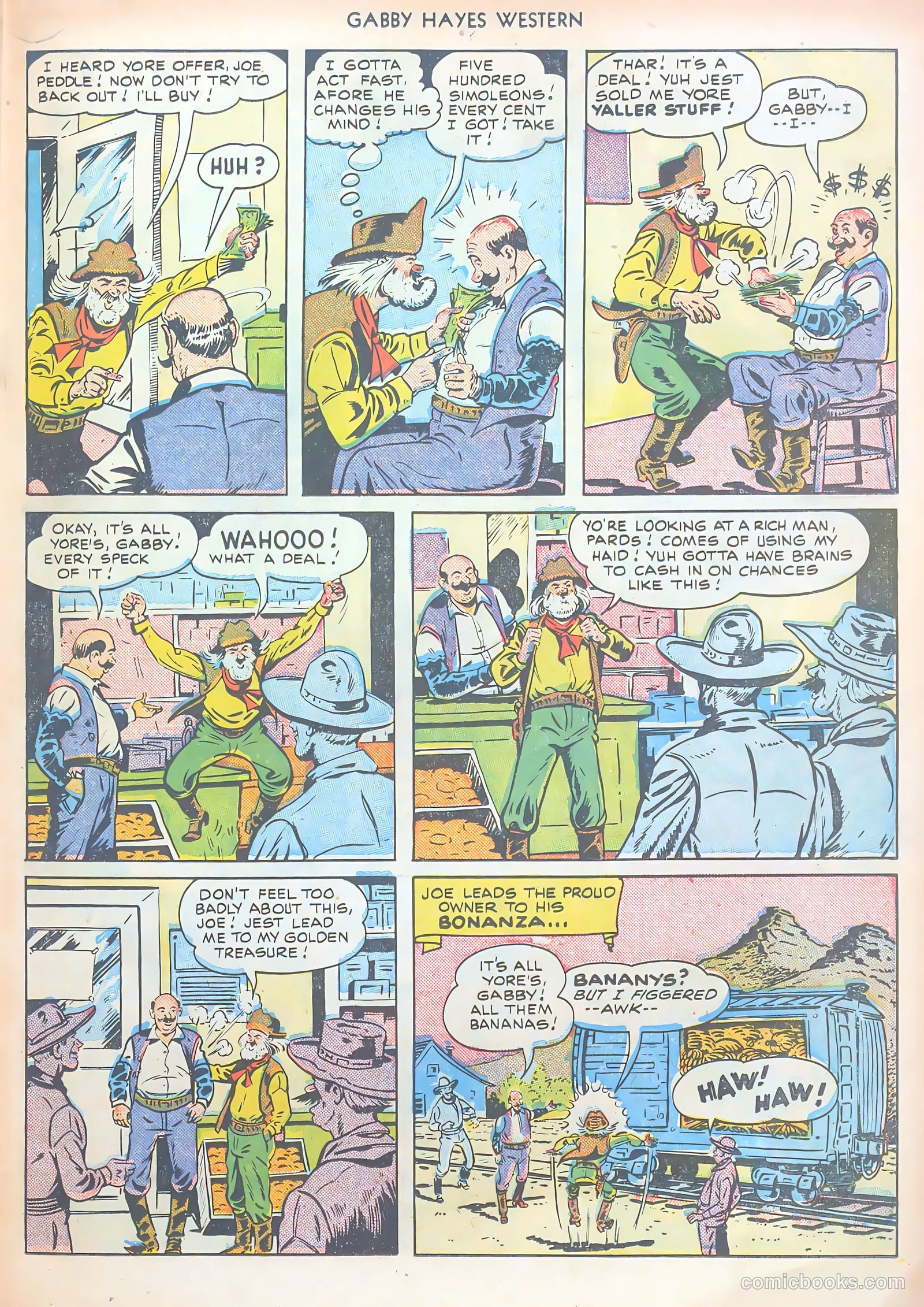 Gabby Hayes Western #20 (1950) — page 27 of 52