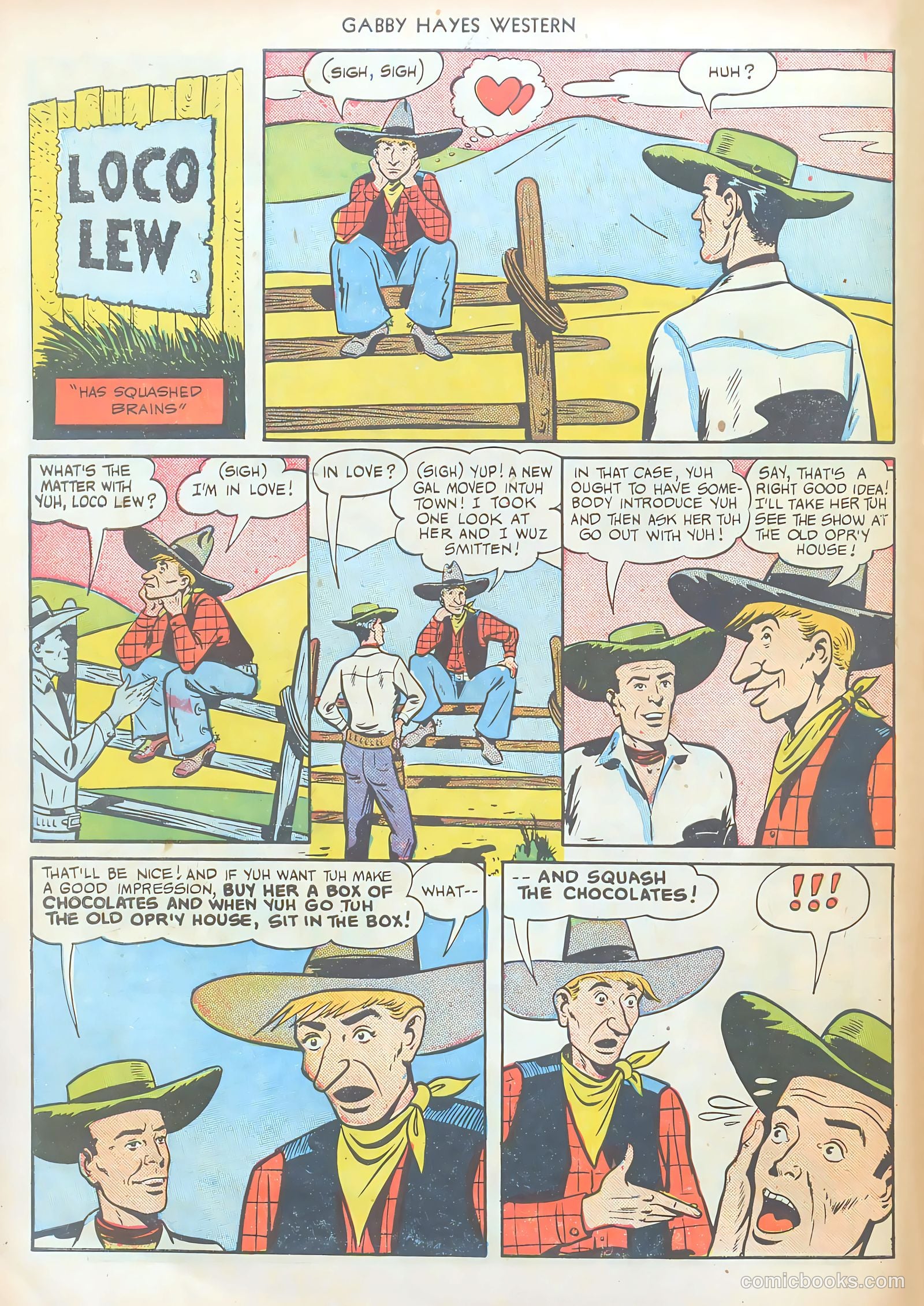 Gabby Hayes Western #20 (1950) — page 34 of 52