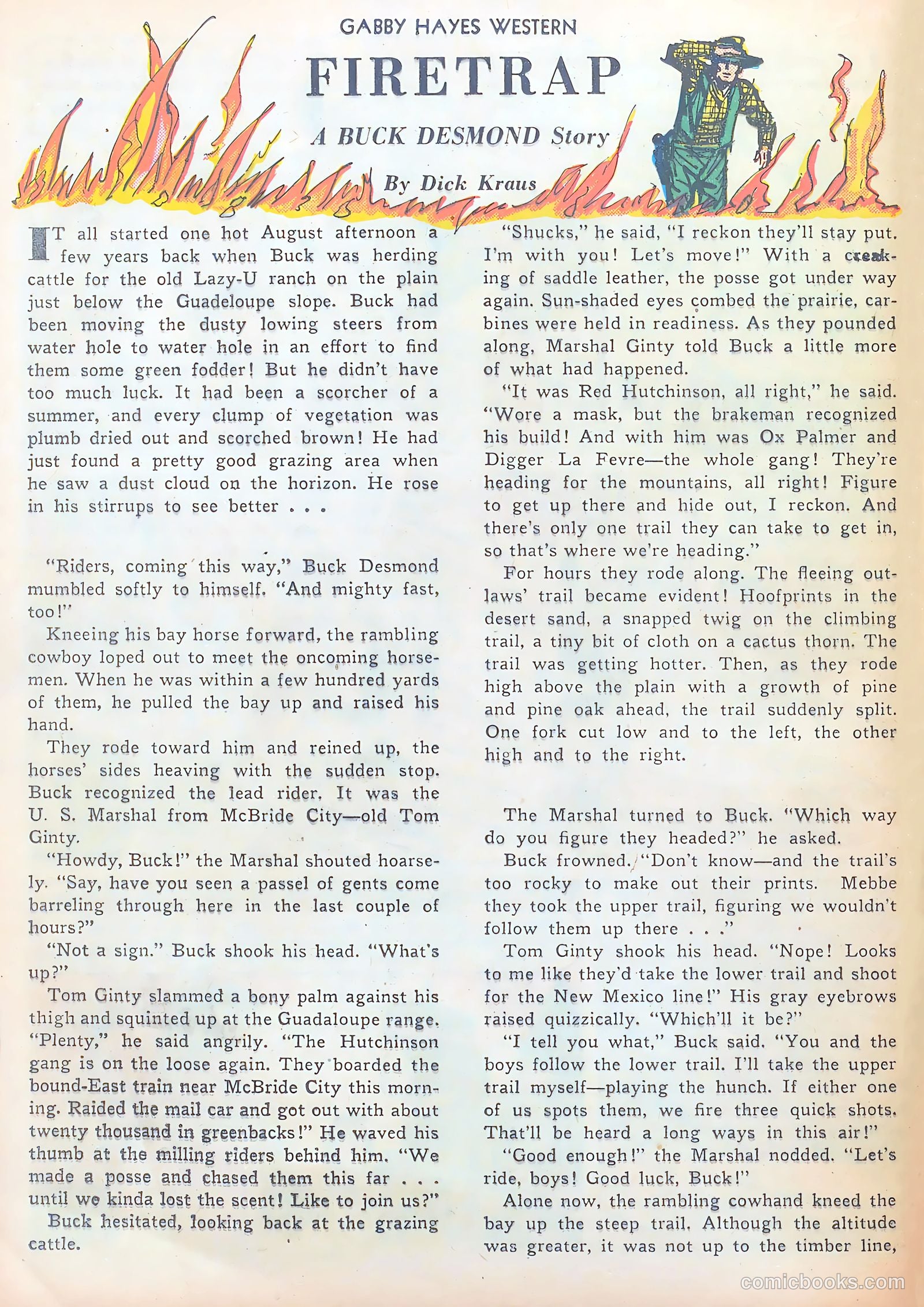 Gabby Hayes Western #20 (1950) — page 40 of 52