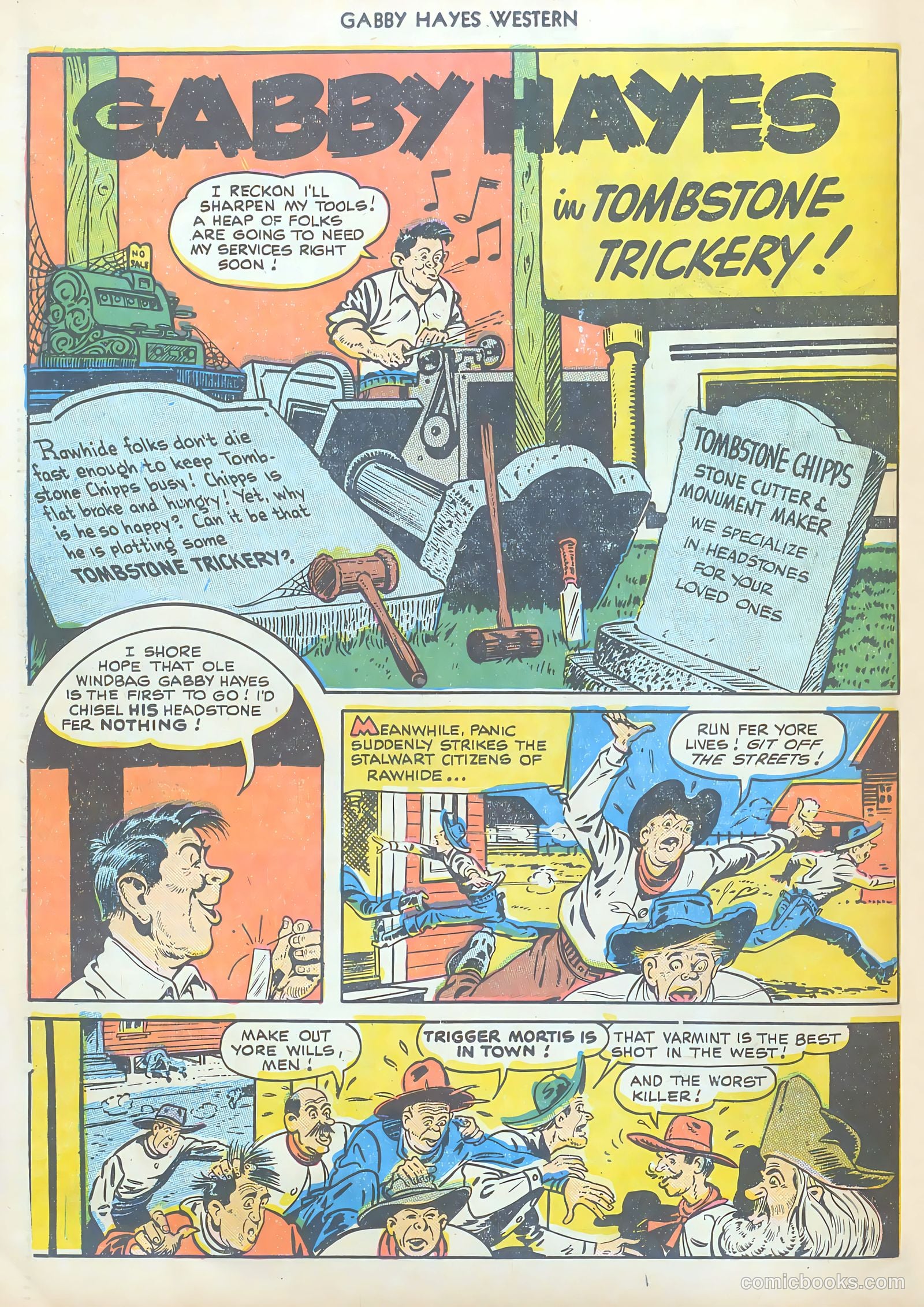 Gabby Hayes Western #20 (1950) — page 42 of 52