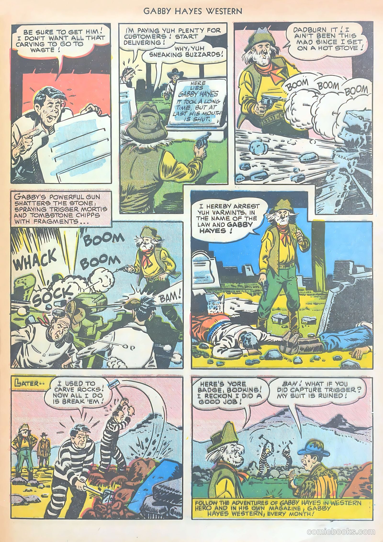 Gabby Hayes Western #20 (1950) — page 49 of 52