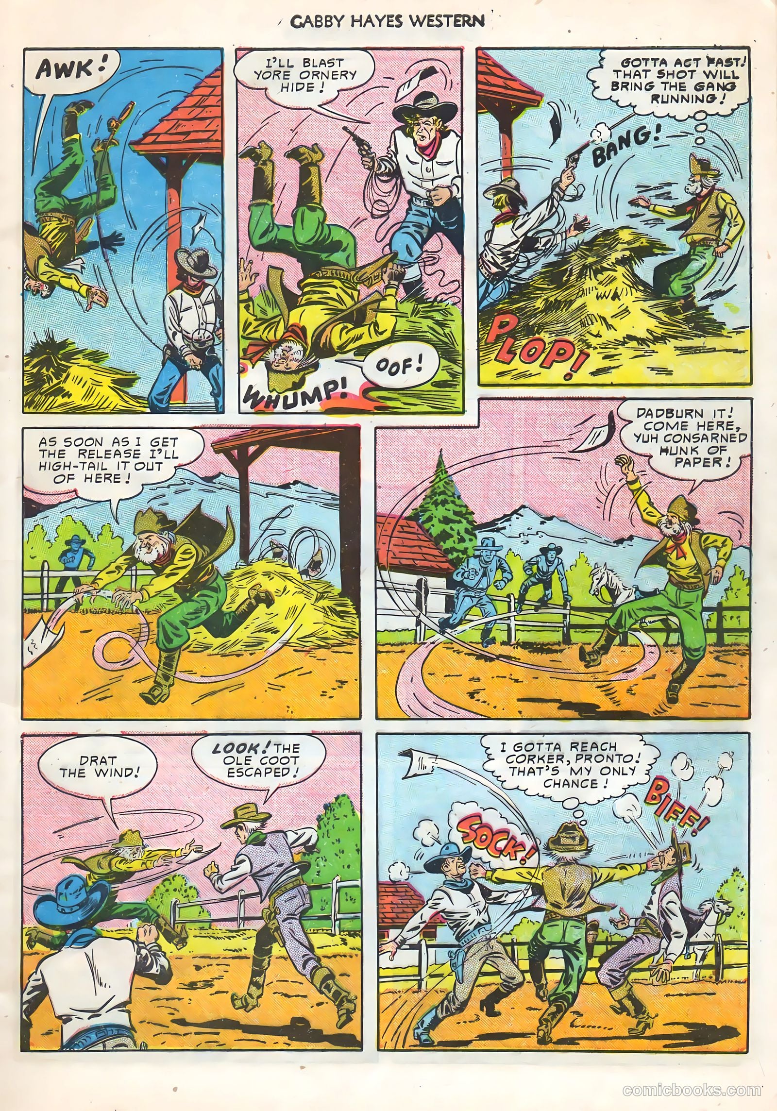 Gabby Hayes Western #21 (1950) — page 9 of 52