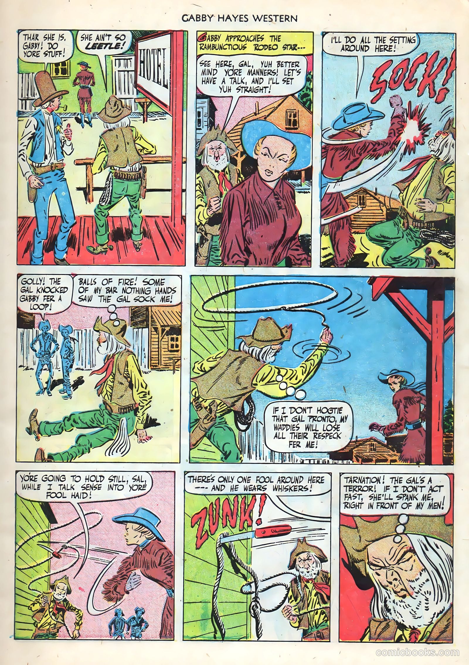 Gabby Hayes Western #21 (1950) — page 21 of 52